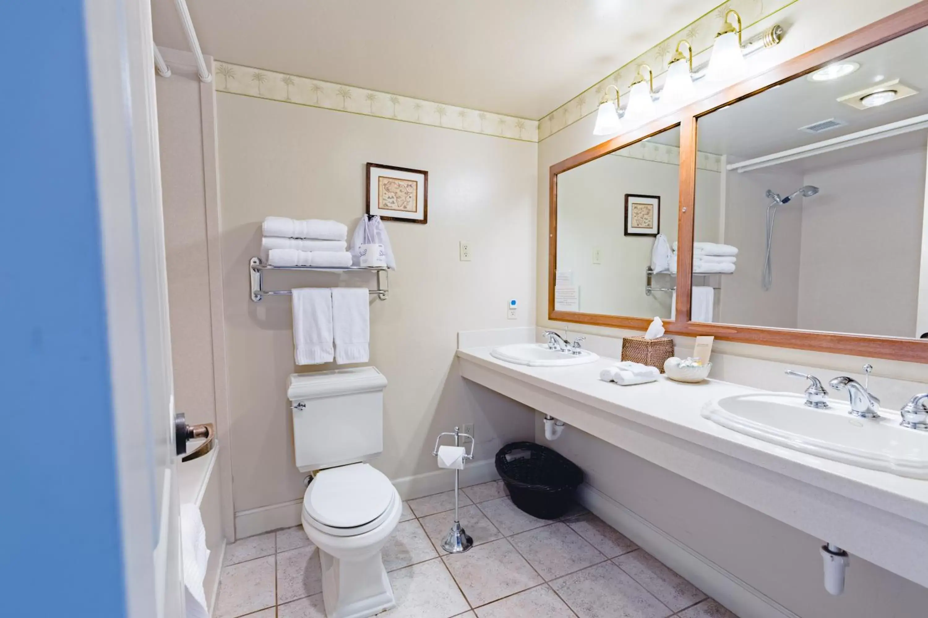 Bathroom in On the Beach Bed and Breakfast