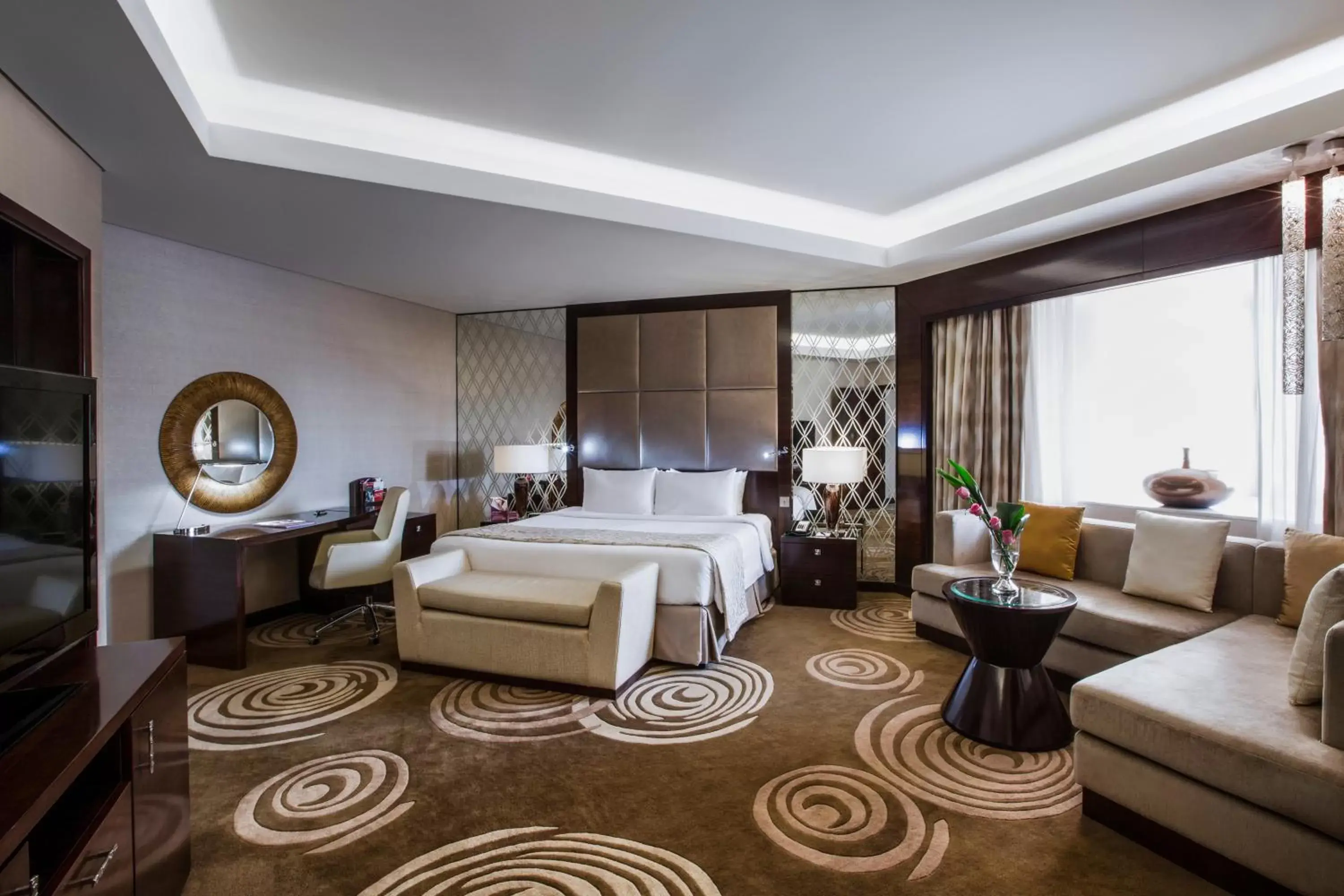 Bed in Crowne Plaza Dubai Deira, an IHG Hotel