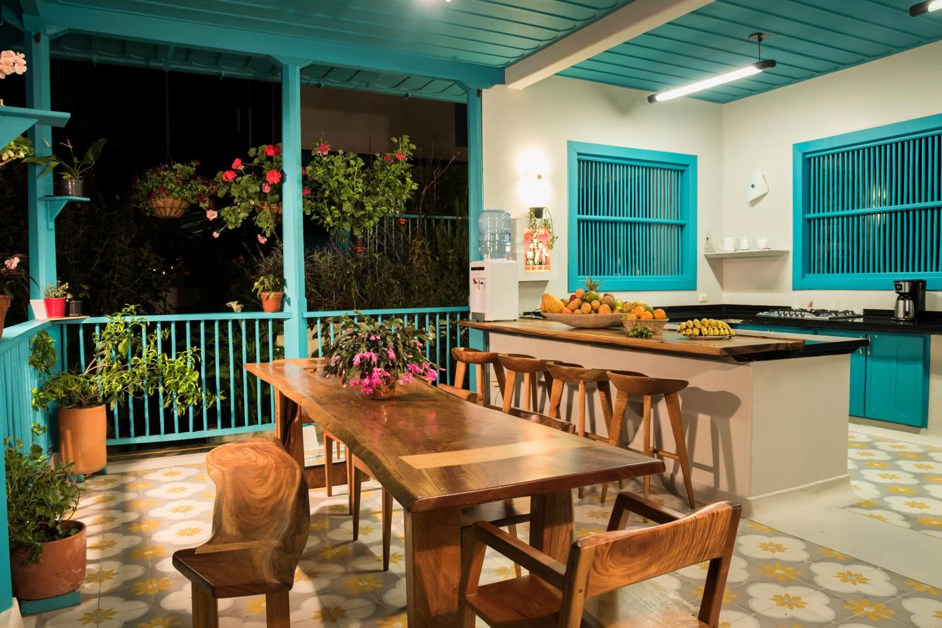 Living room in Casa de las Dos Palmas