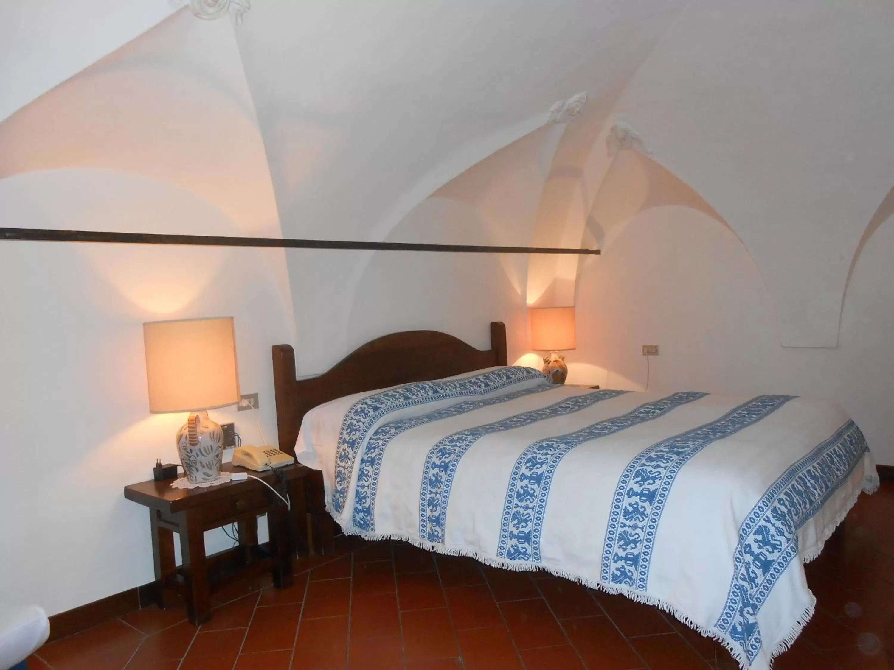 Decorative detail, Bed in Lo Spedalicchio