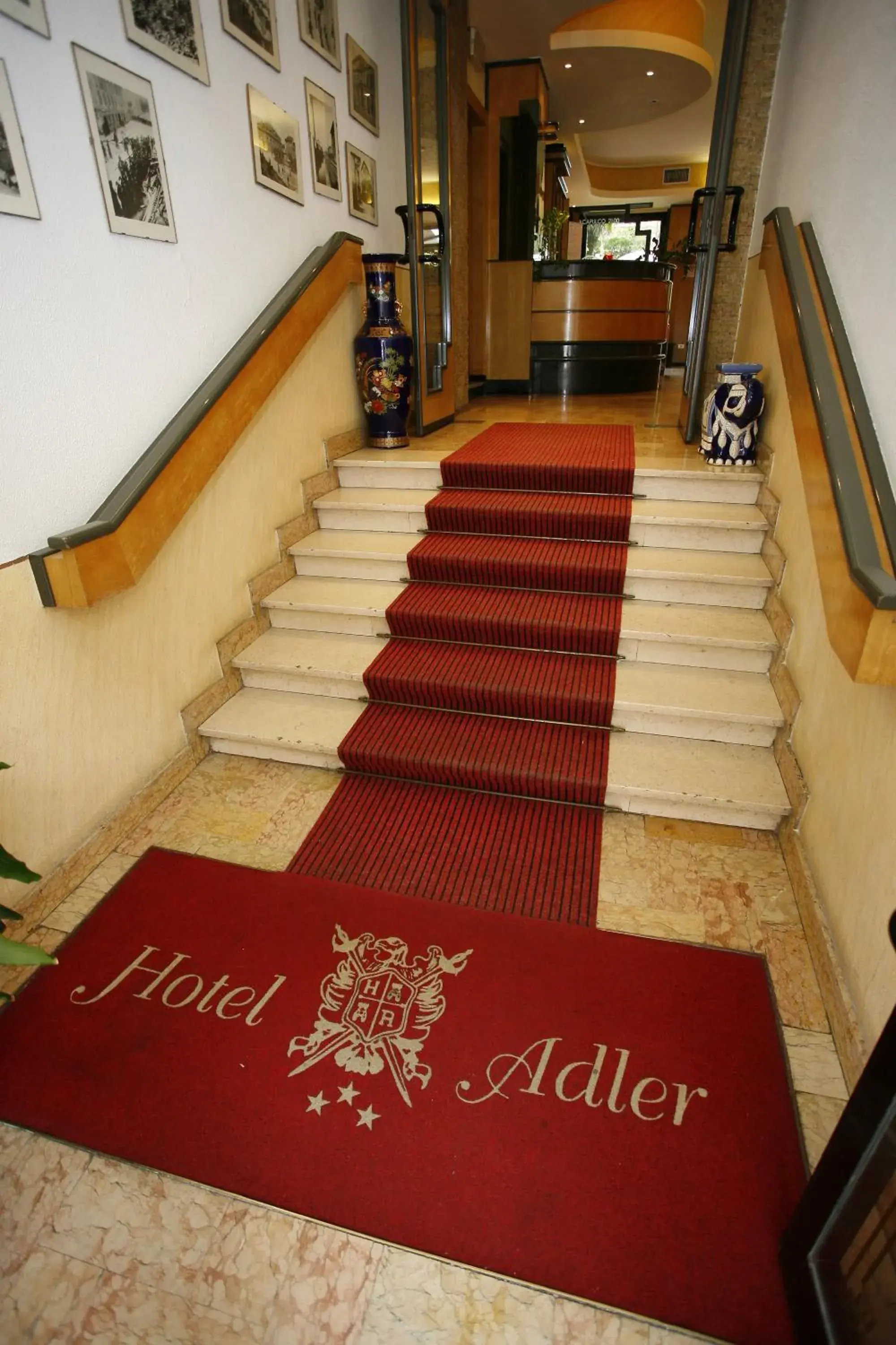 Facade/entrance in Hotel Adler