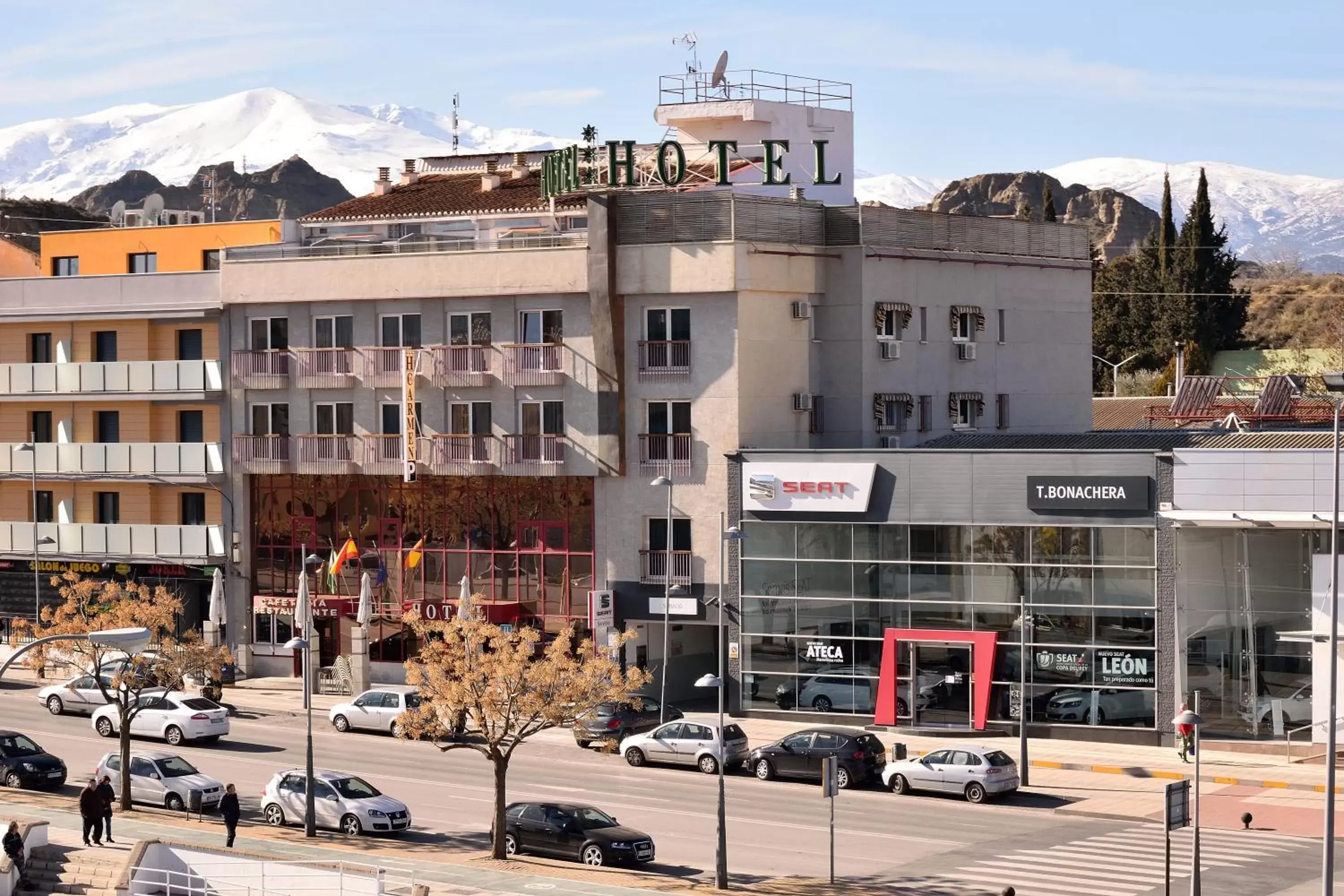 Facade/entrance, Property Building in Hotel Mari Carmen