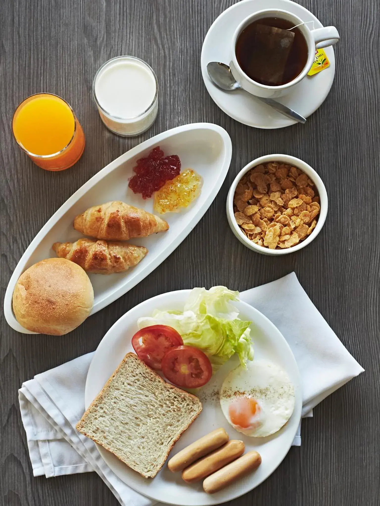 American breakfast, Breakfast in Bangkok City Suite