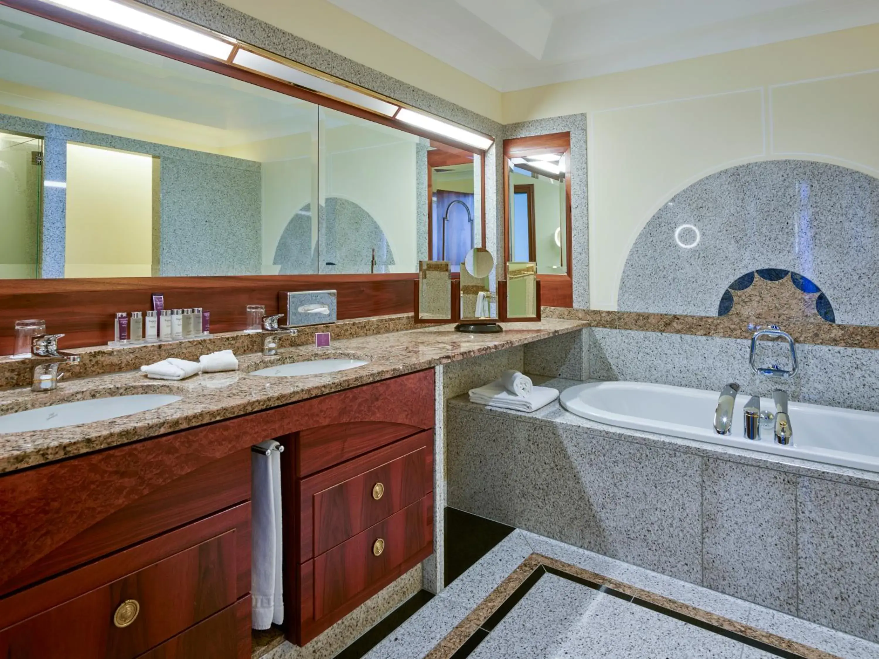 Bathroom in Grand Hotel Kronenhof