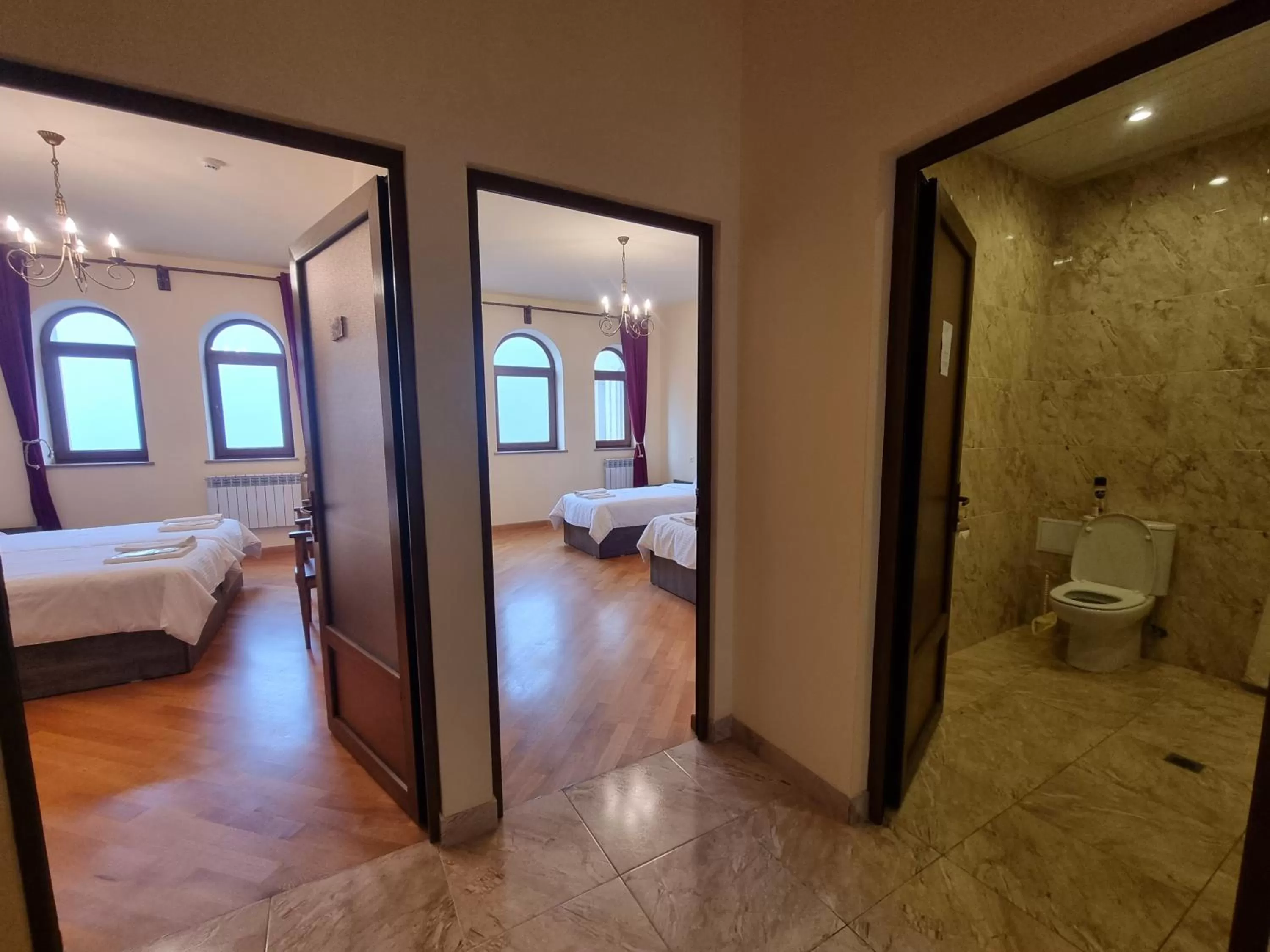 Bed, Bathroom in Vanatun Monastery Stay