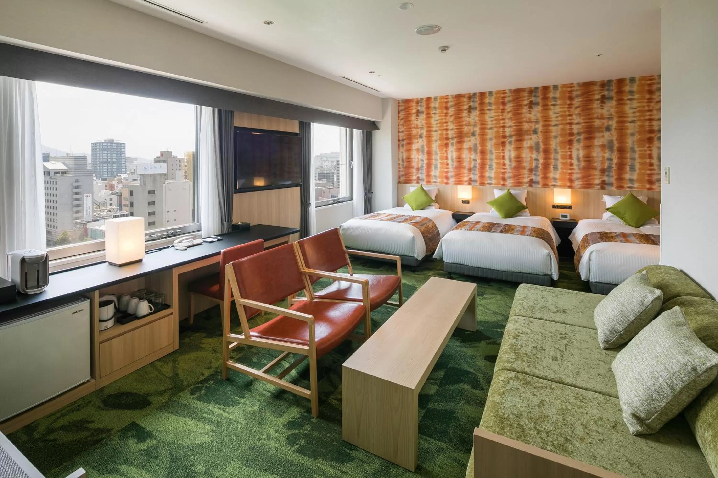 Photo of the whole room, Bed in HOTEL MYSTAYS Matsuyama