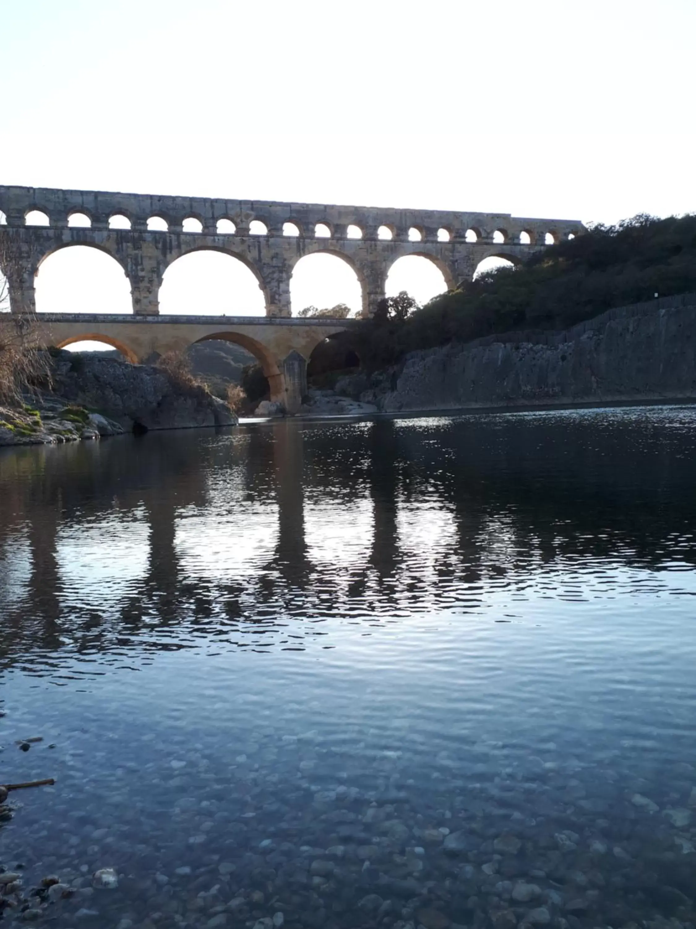 Hiking in Aux berges du pont du gard