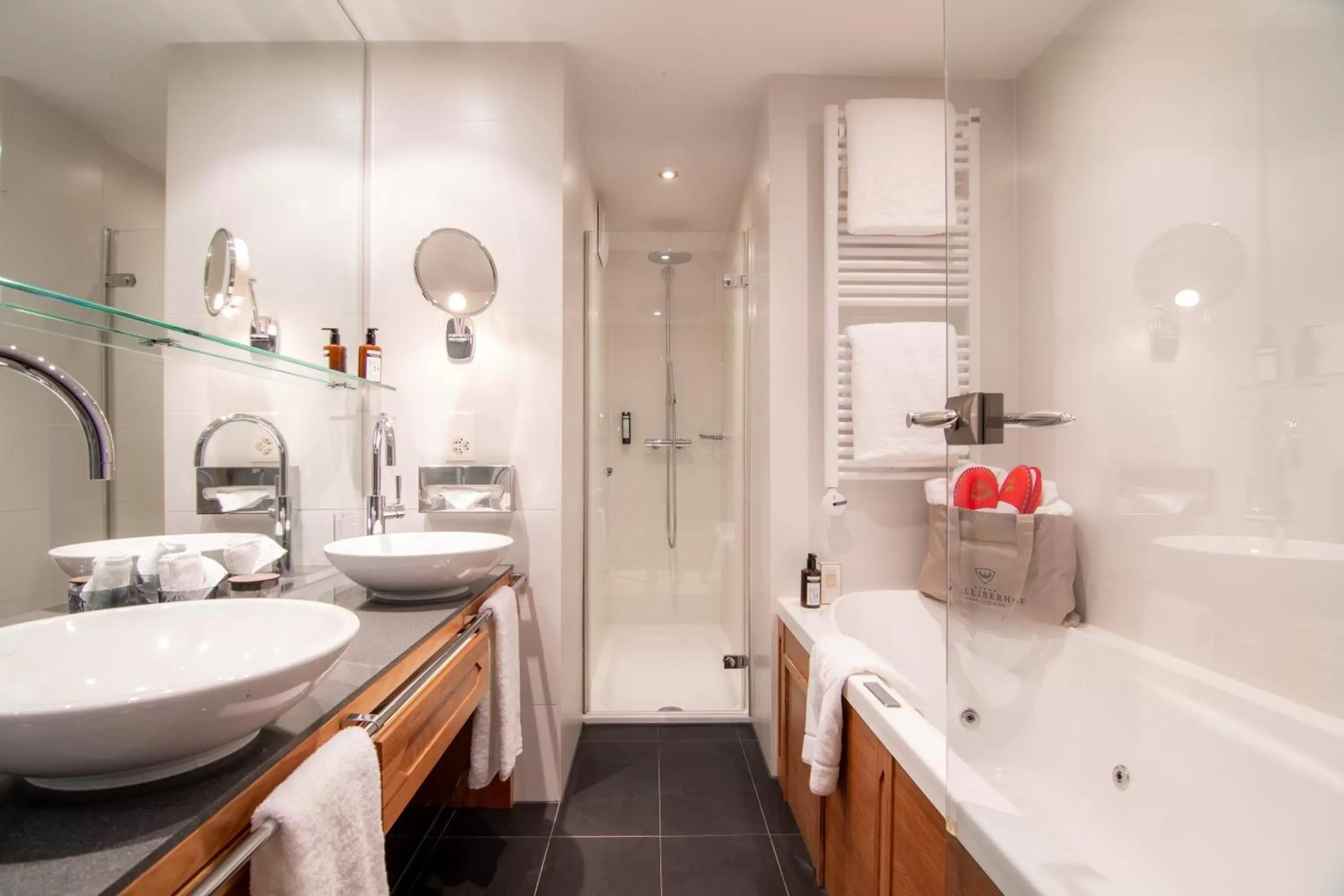Bathroom in Walliserhof Grand-Hotel & Spa Relais & Châteaux