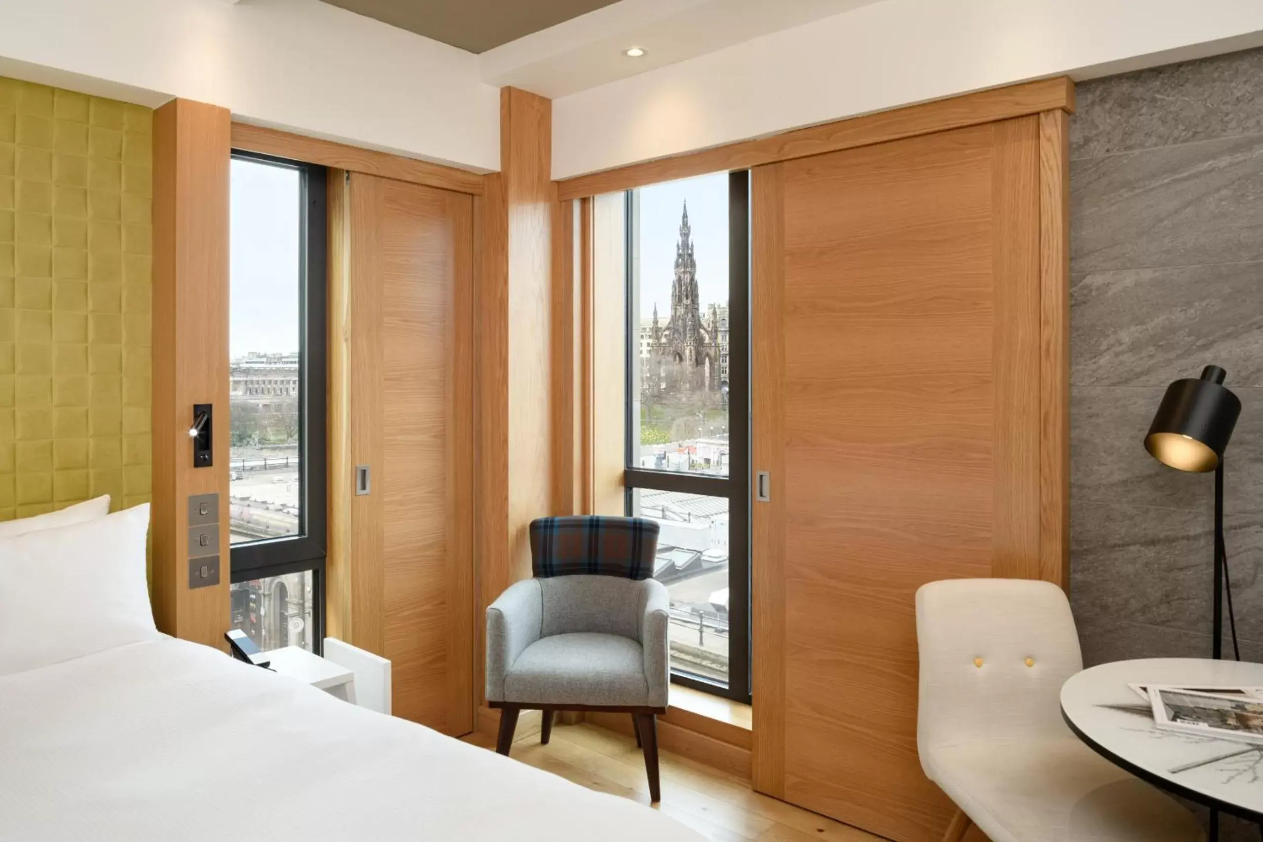 View (from property/room), Bed in Market Street hotel View (from property/room), Bed in Market Street hotel