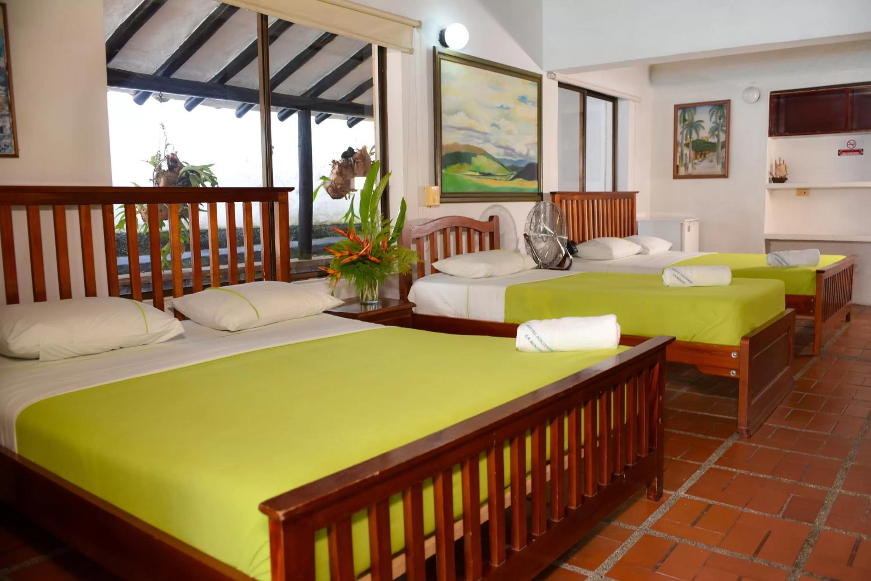 Bed in Hotel Hacienda la Bonita