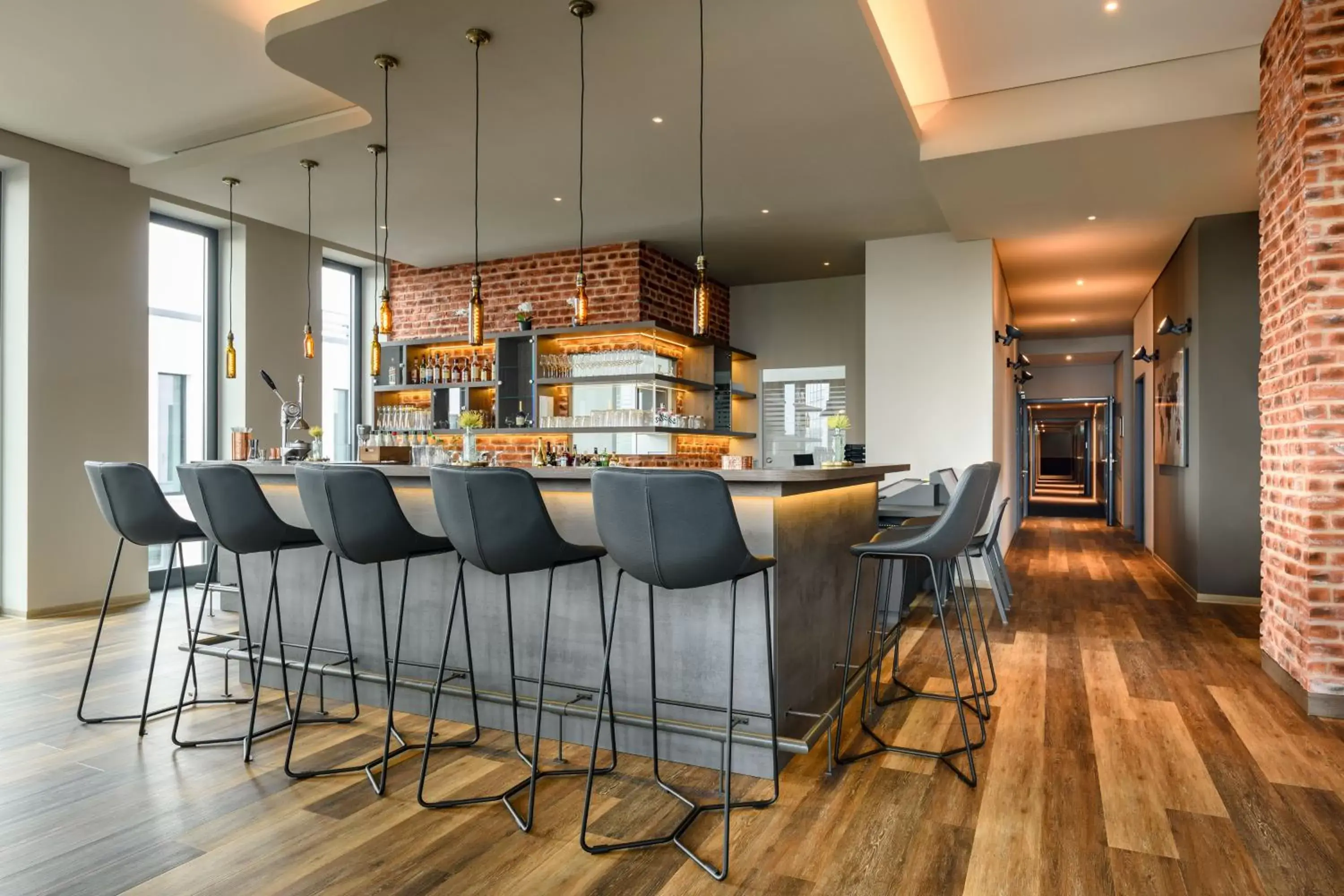 Lounge or bar in Aparthotel Adagio Bremen City Lounge or bar in Aparthotel Adagio Bremen City
