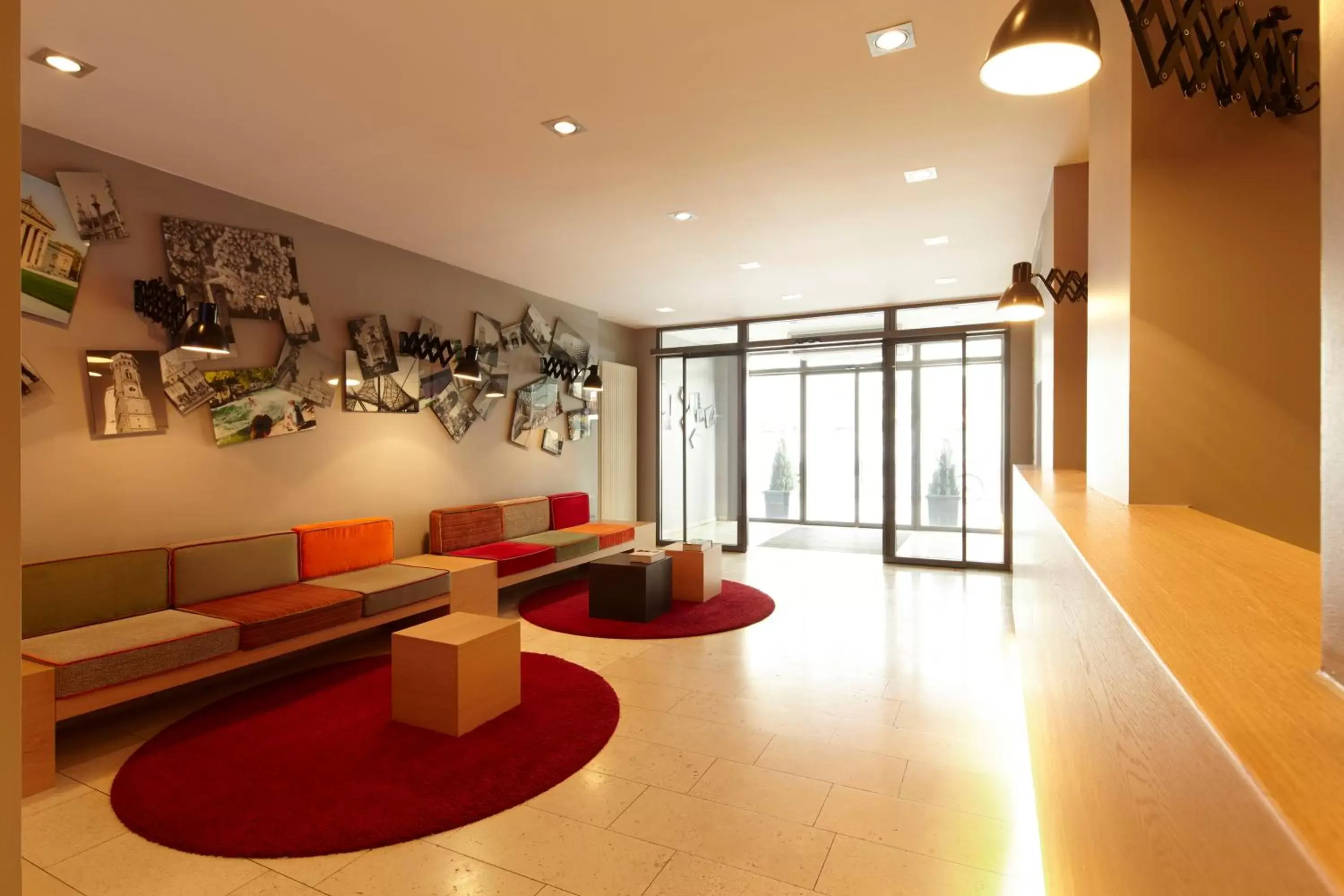 Lobby or reception in Hotel Stachus Lobby or reception in Hotel Stachus