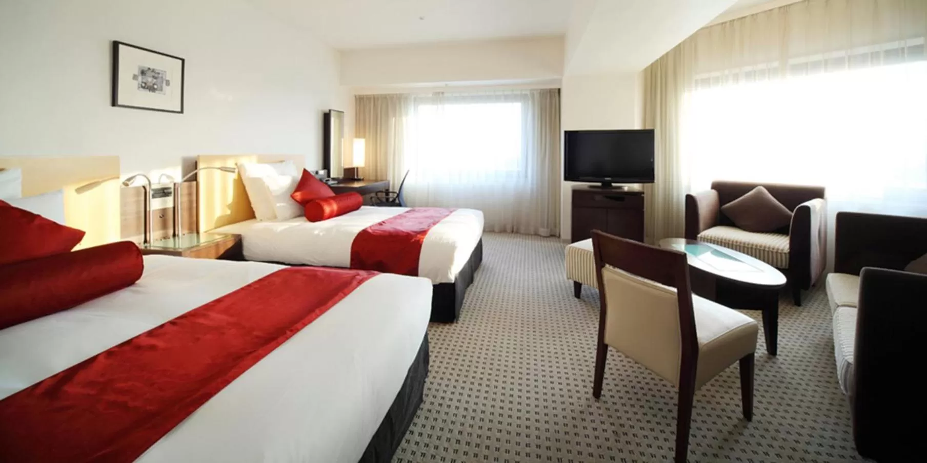Photo of the whole room, Bed in ANA Crowne Plaza Narita by IHG