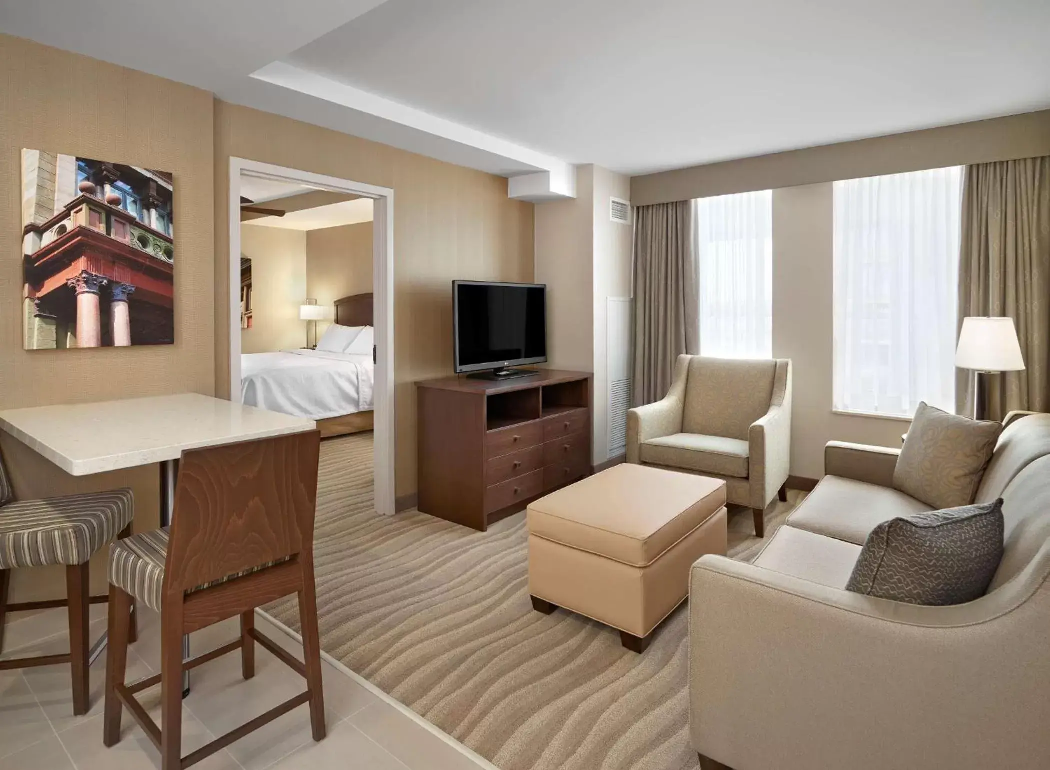 Bedroom, Seating Area in Homewood Suites by Hilton Halifax - Downtown