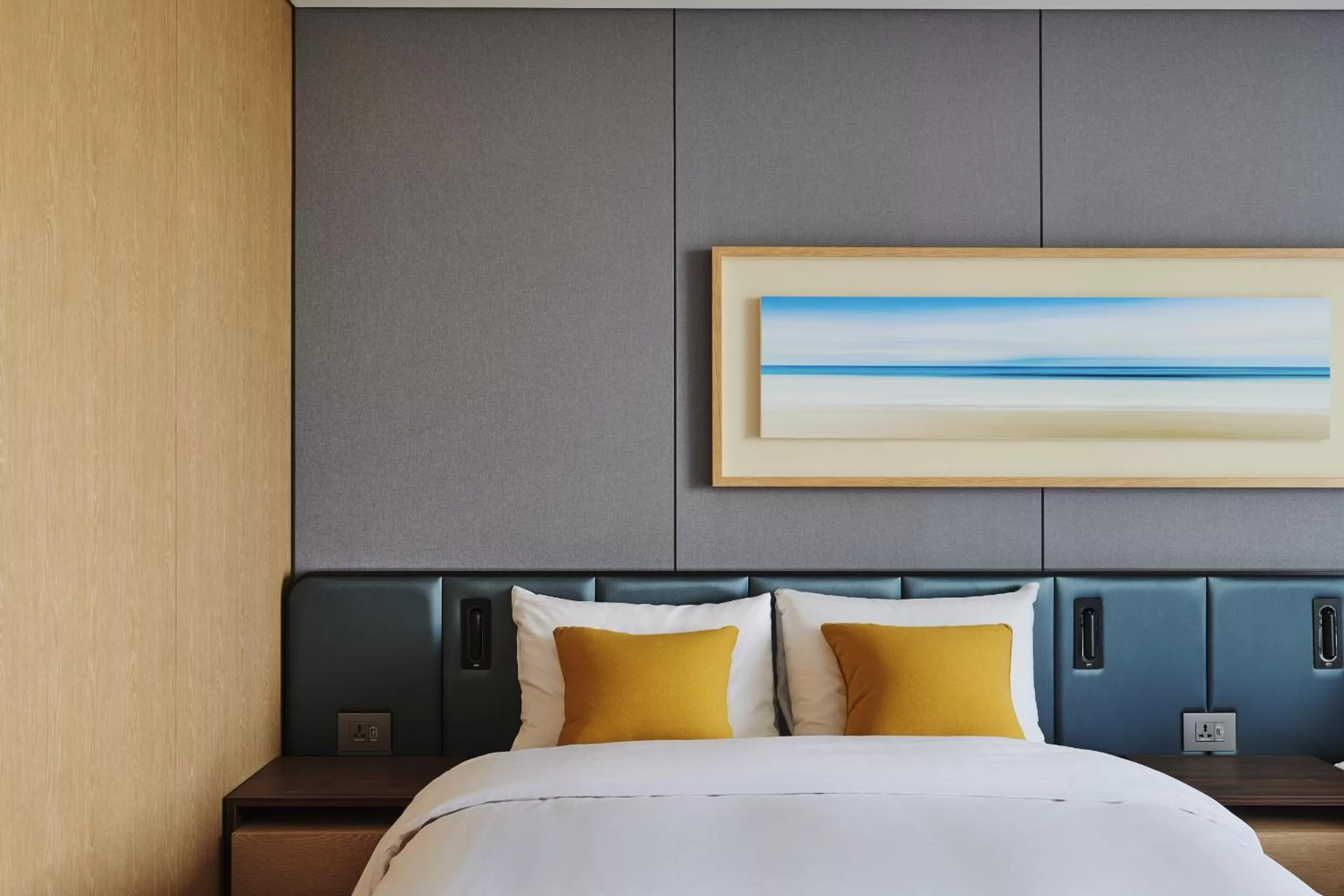 Bedroom, Bed in Hotel Hyundai by Lahan Ulsan