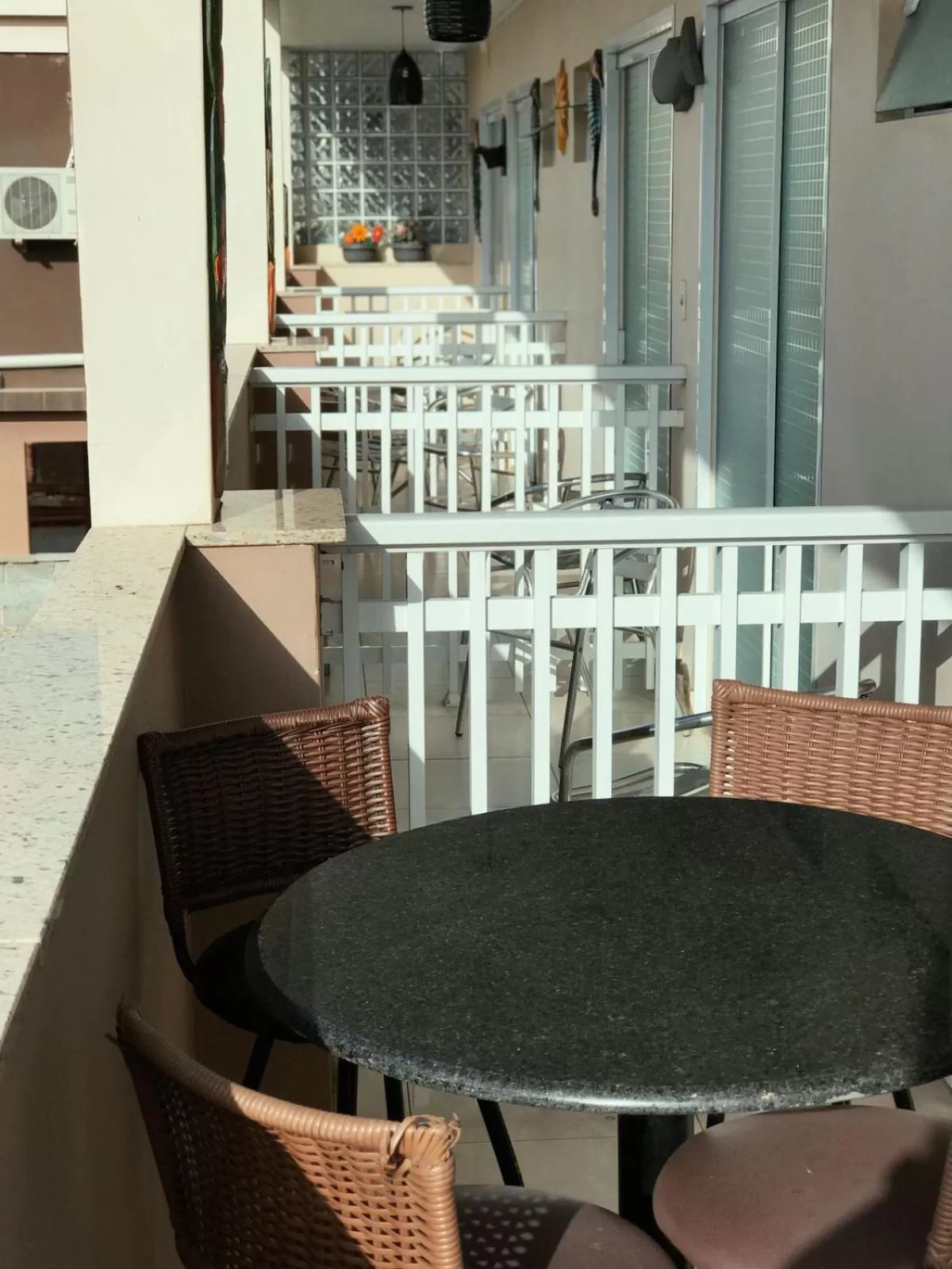 Seating area in Pousada Rota das Praias