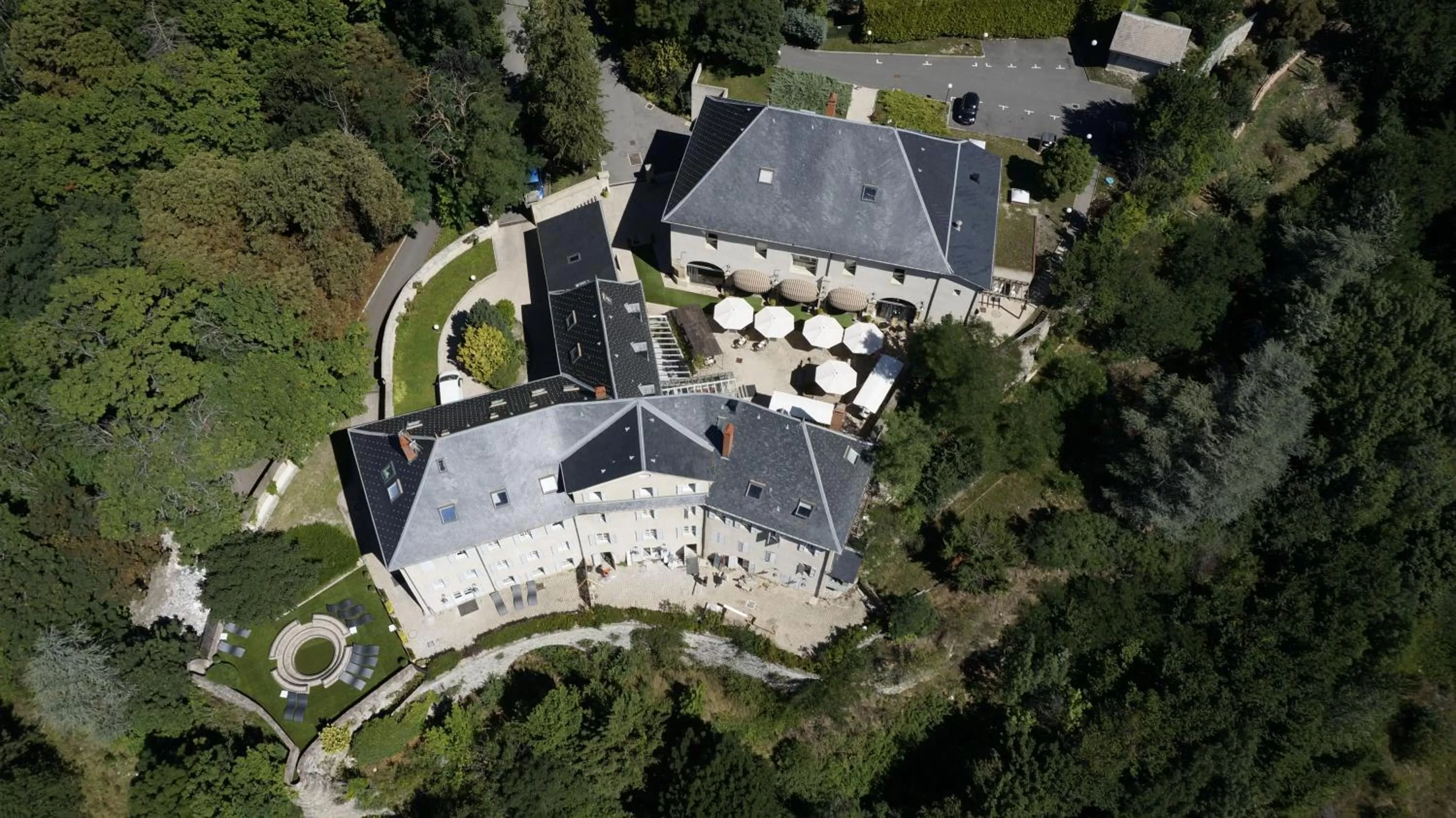 Bird's eye view in Hotel la Robeyere; BW Signature Collection