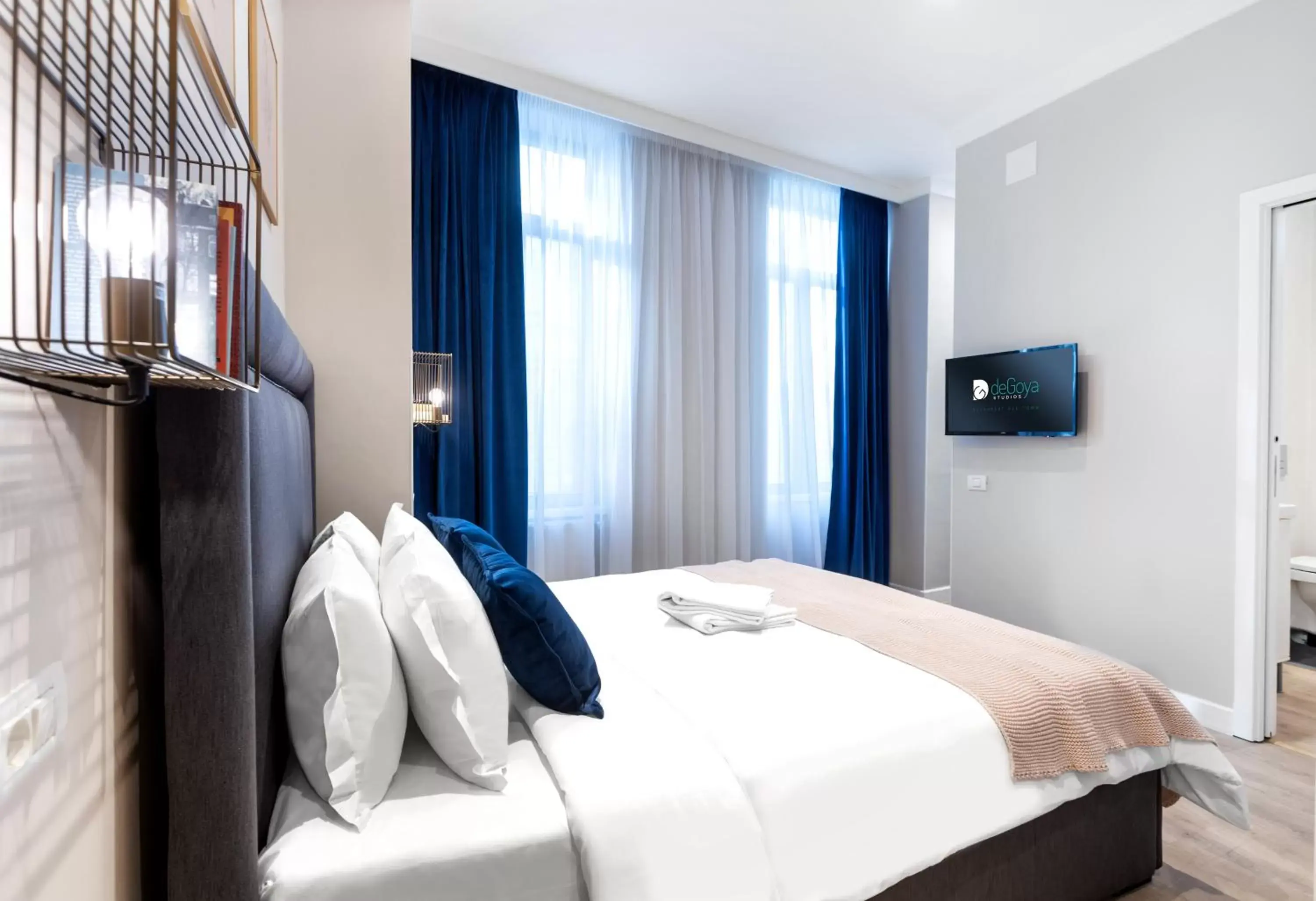 Bedroom, Bed in DeGoya Studios Bucharest Old Town Bedroom, Bed in DeGoya Studios Bucharest Old Town