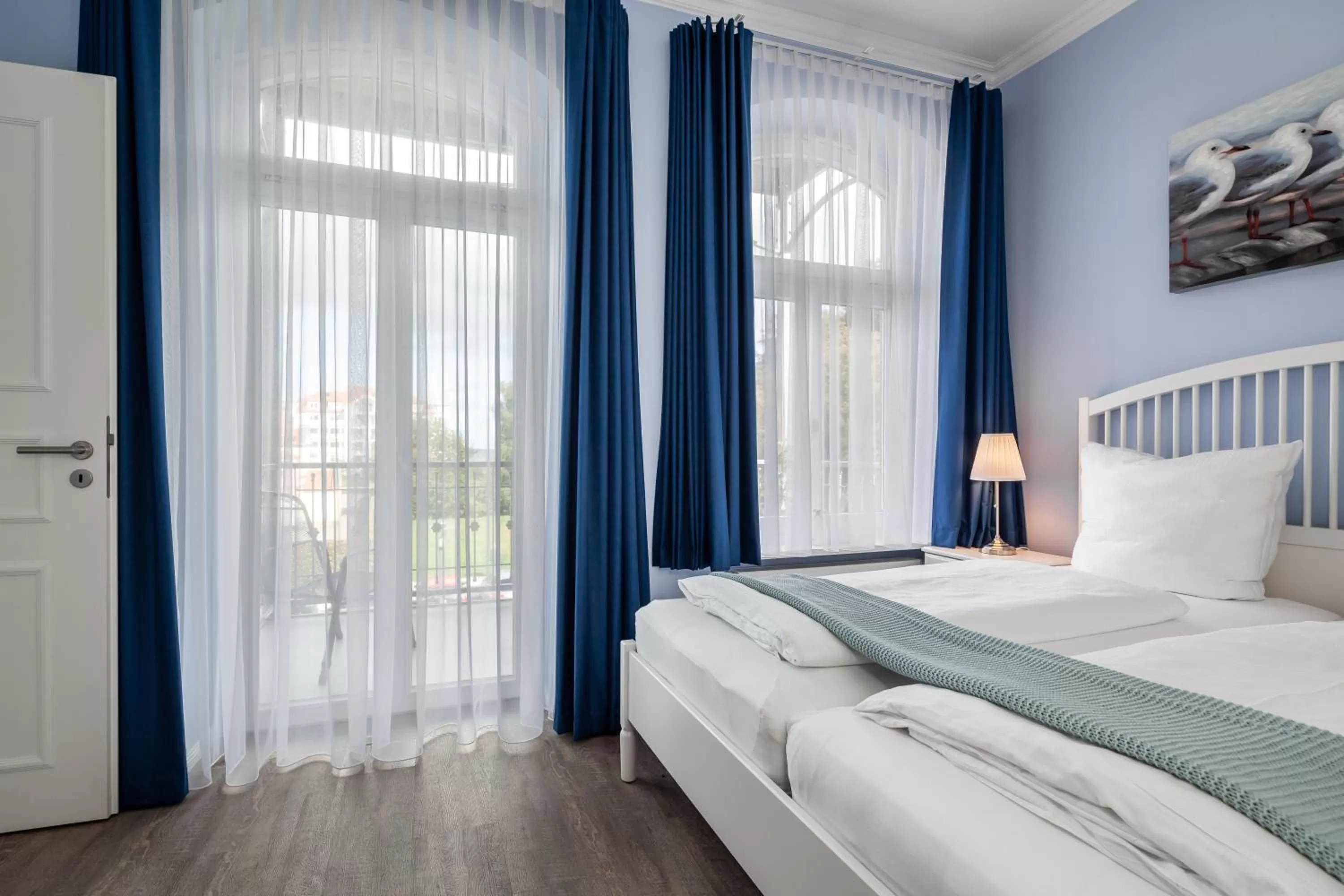 Bed in Hotel Rosenhof