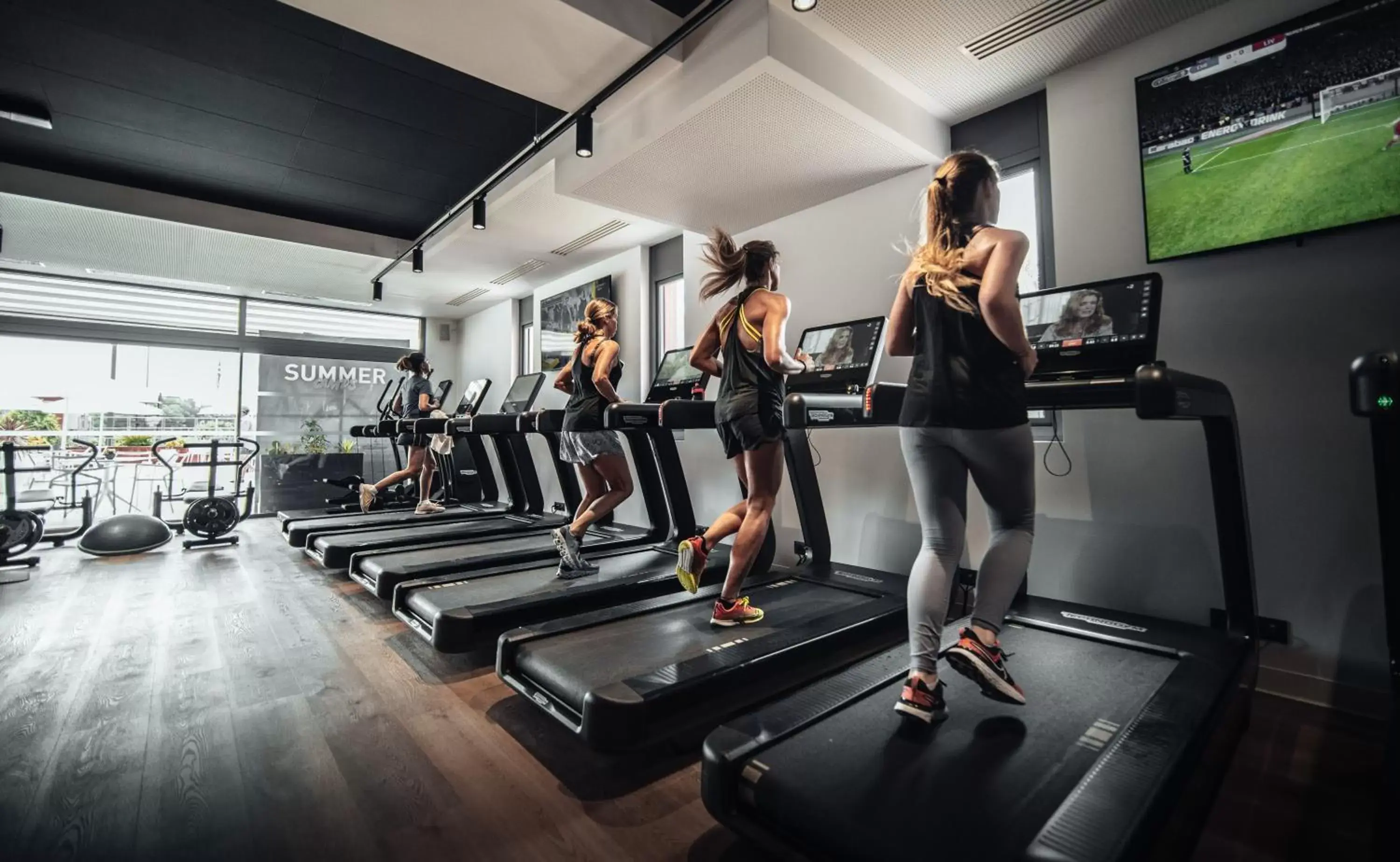 Fitness centre/facilities in Mouratoglou Hotel & Resort Fitness centre/facilities in Mouratoglou Hotel & Resort