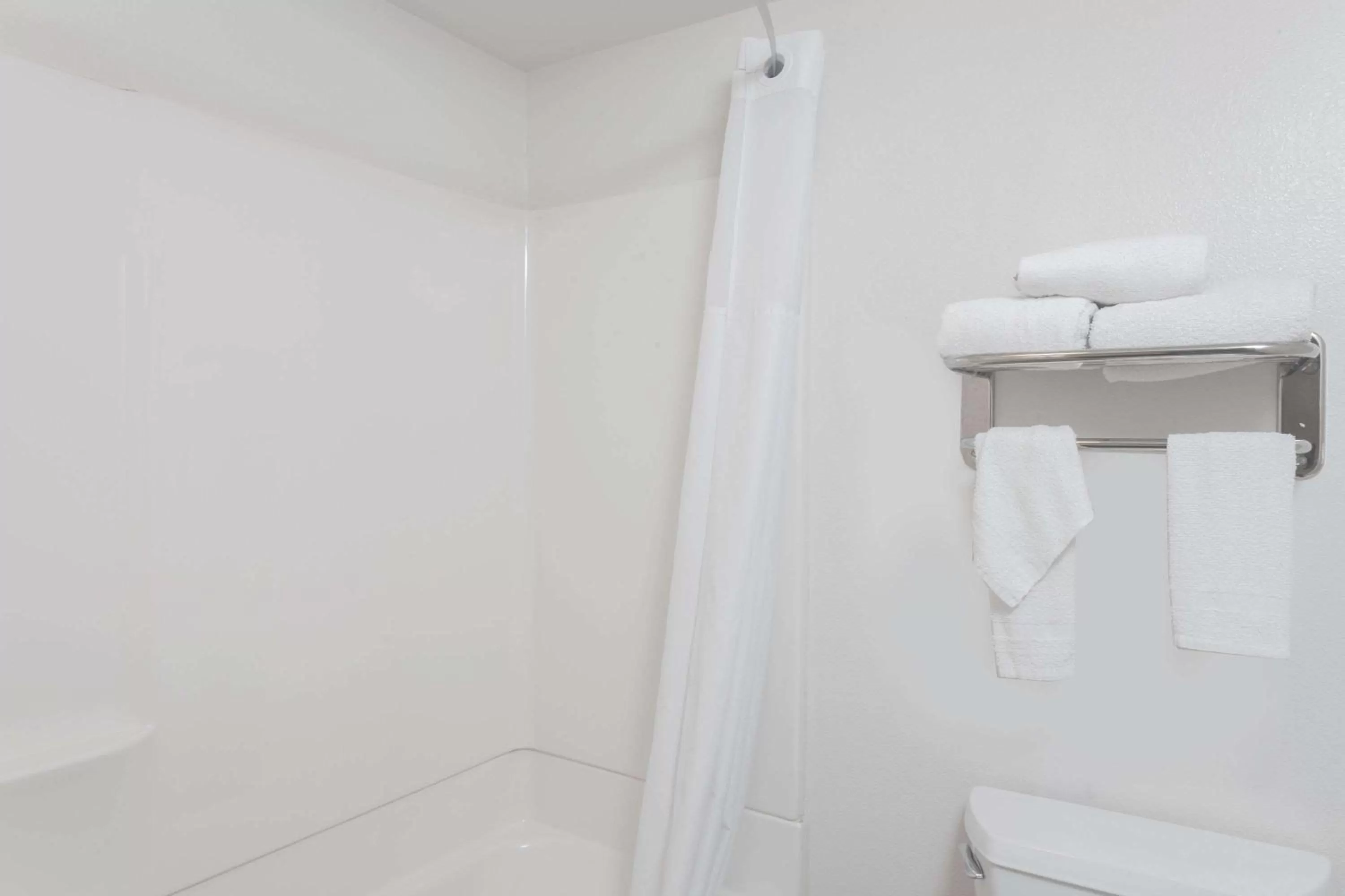 Bathroom in Days Inn by Wyndham Anaheim West