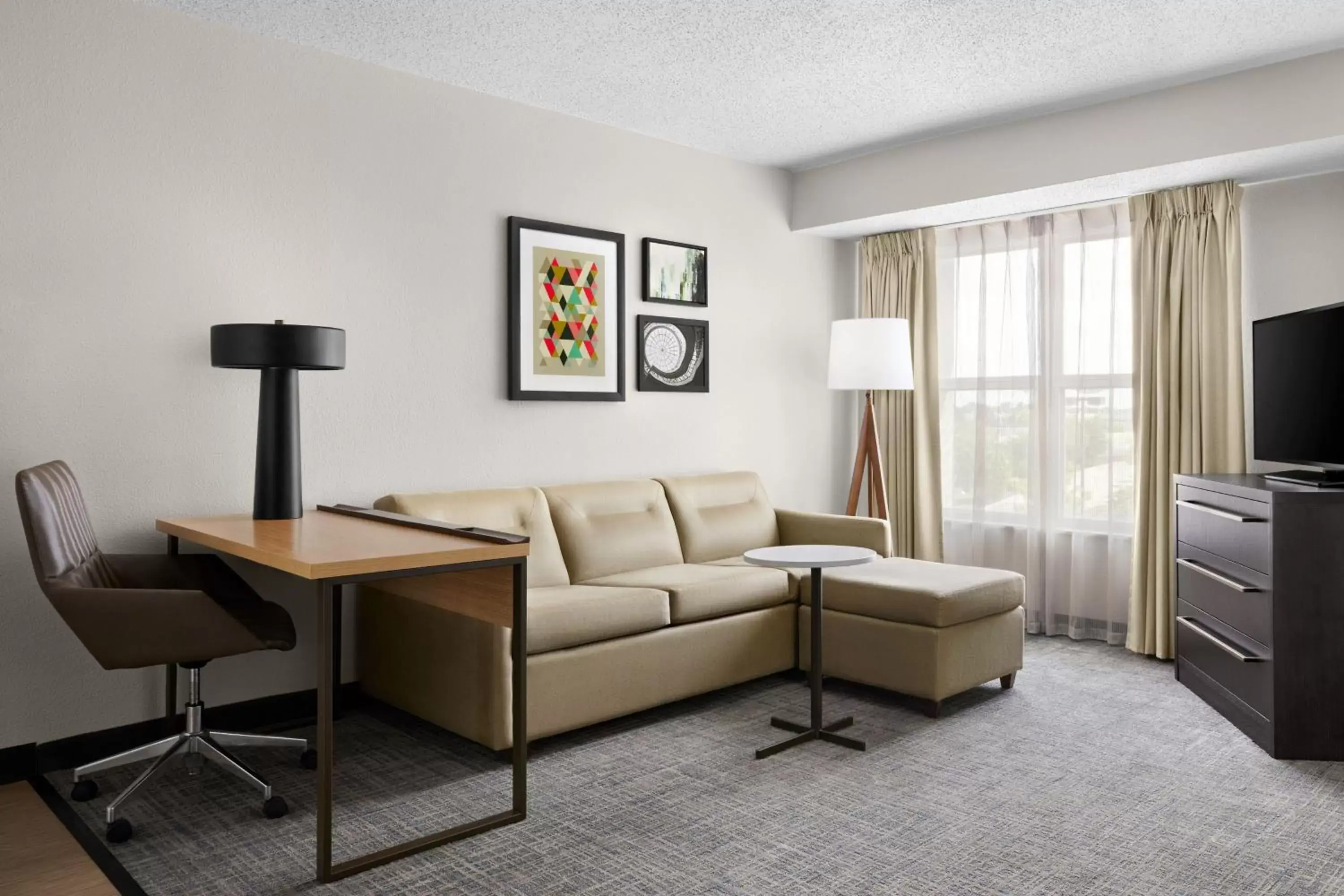 Living room, Seating Area in Residence Inn Indianapolis Northwest