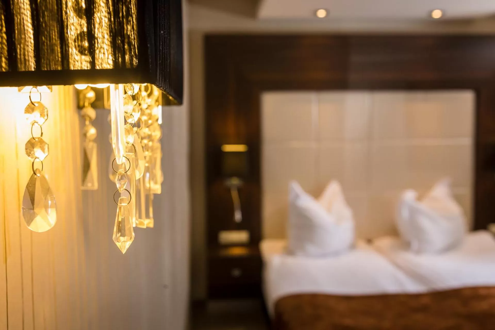 Decorative detail, Bed in Duna Garden Hotel