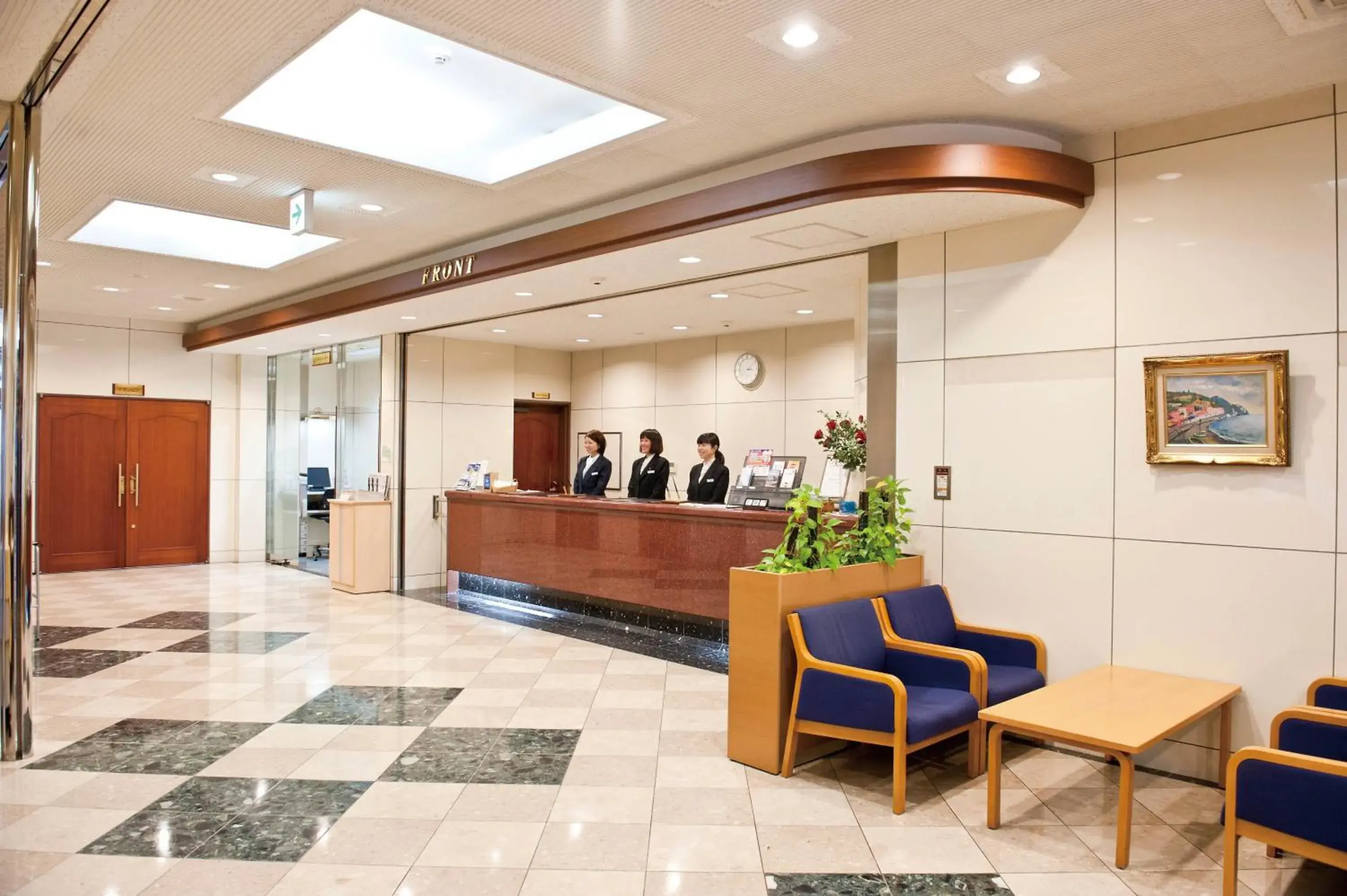 Lobby/Reception in Hotel Unisite Sendai