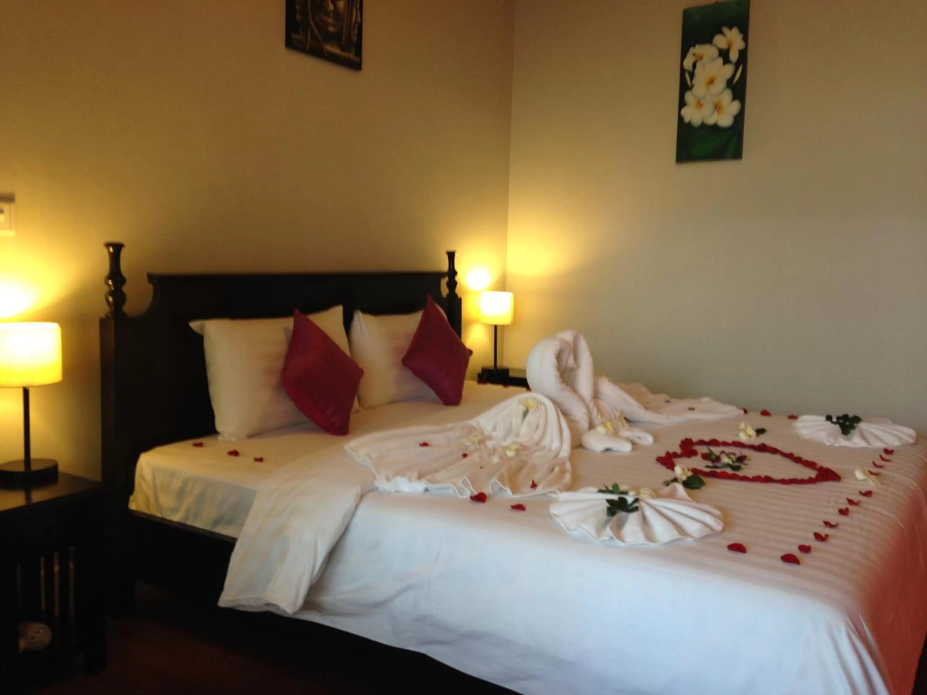 Bed in Cozy Boutique Hotel