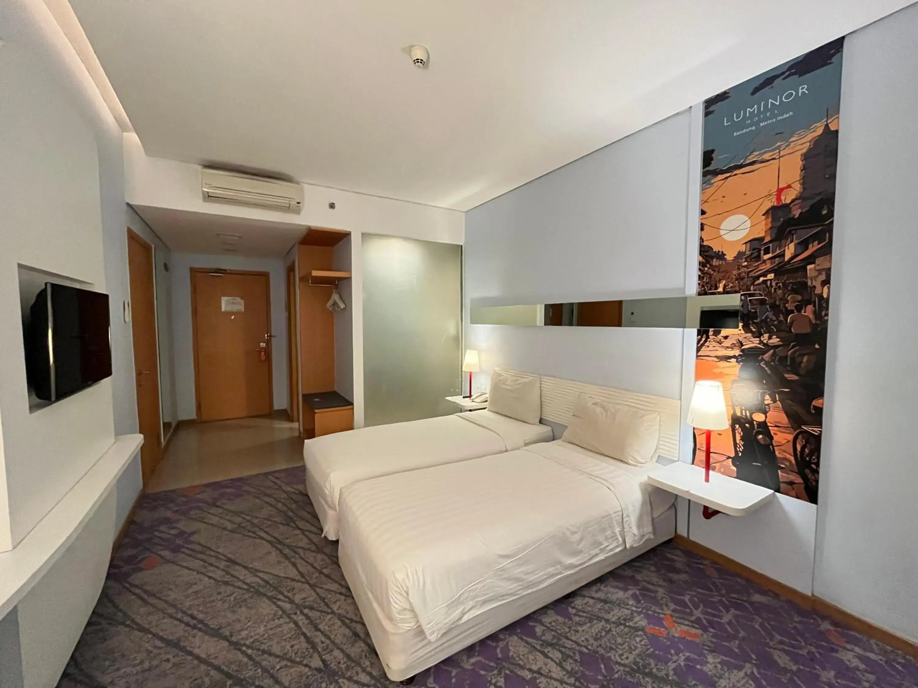 Bedroom in Luminor Hotel Metro Indah - Bandung by WH