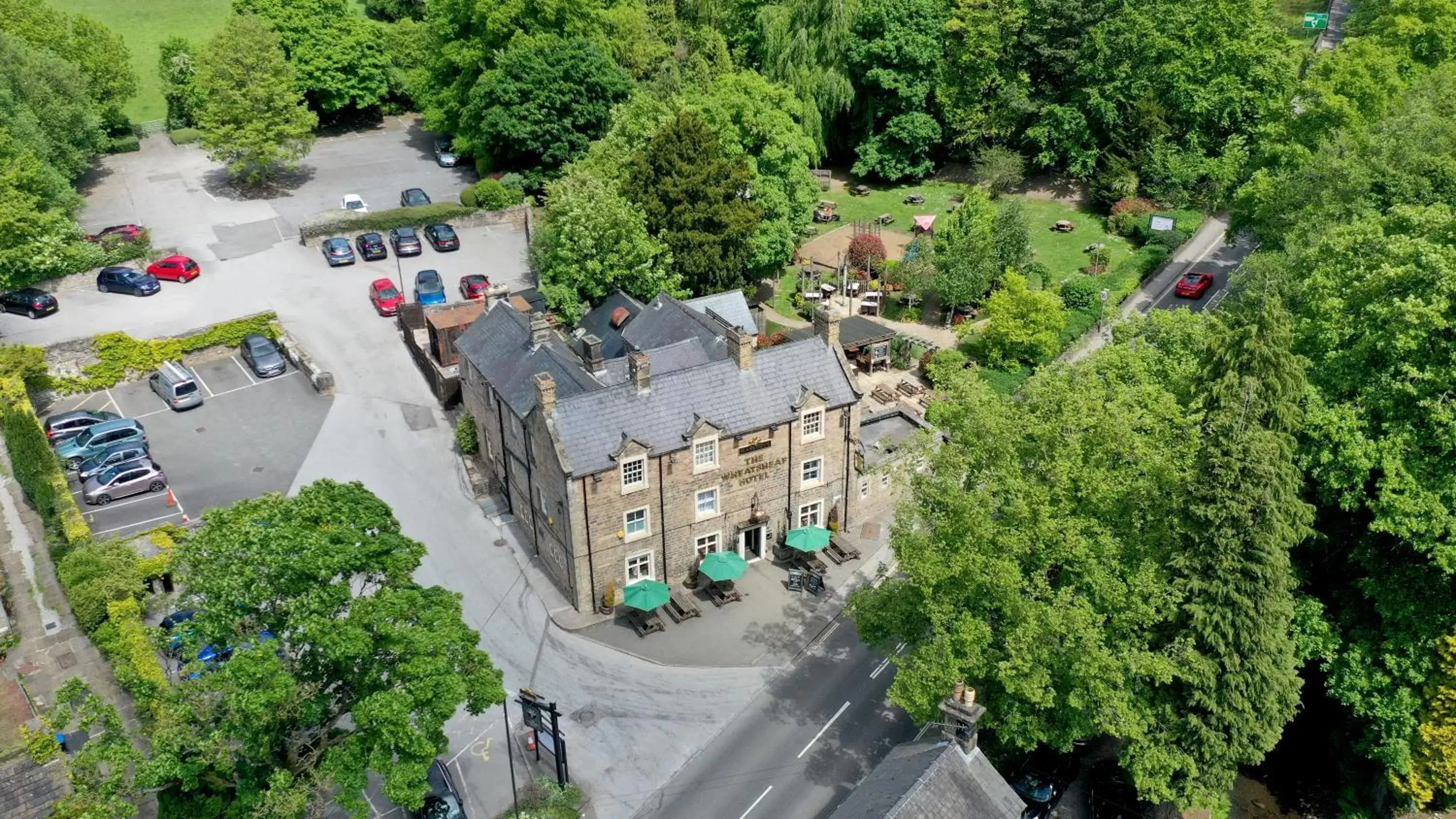 Property building, Bird's-eye View in Wheatsheaf, Baslow by Marston's Inns