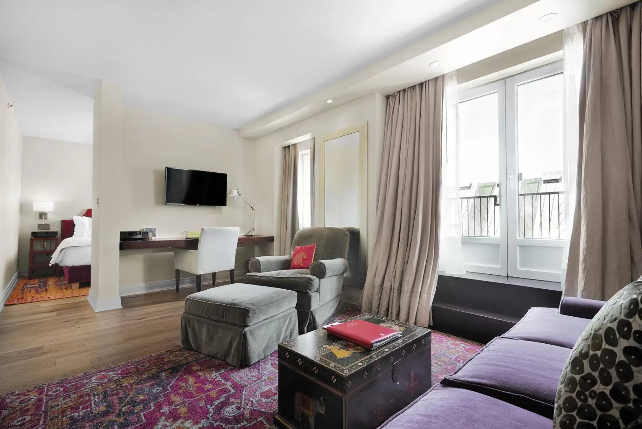 Living room, Seating Area in Auberge Saint-Antoine