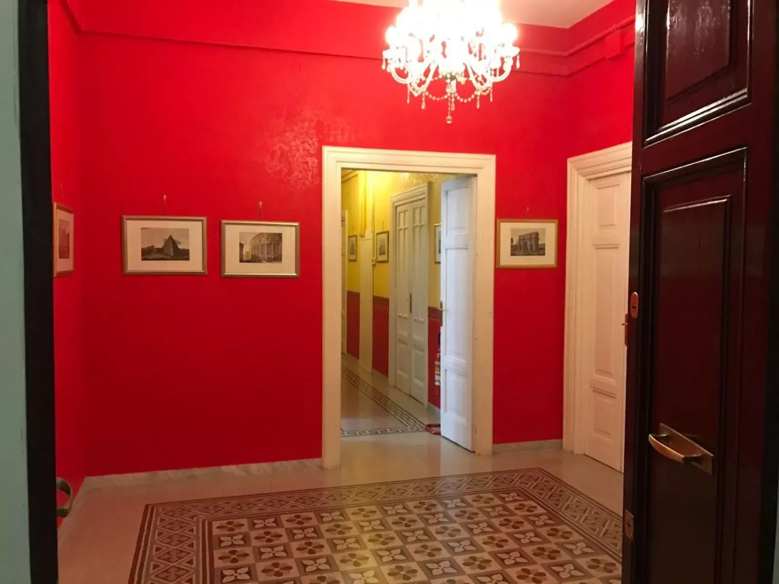 Lobby or reception, Bathroom in La Breccia A Porta Pia