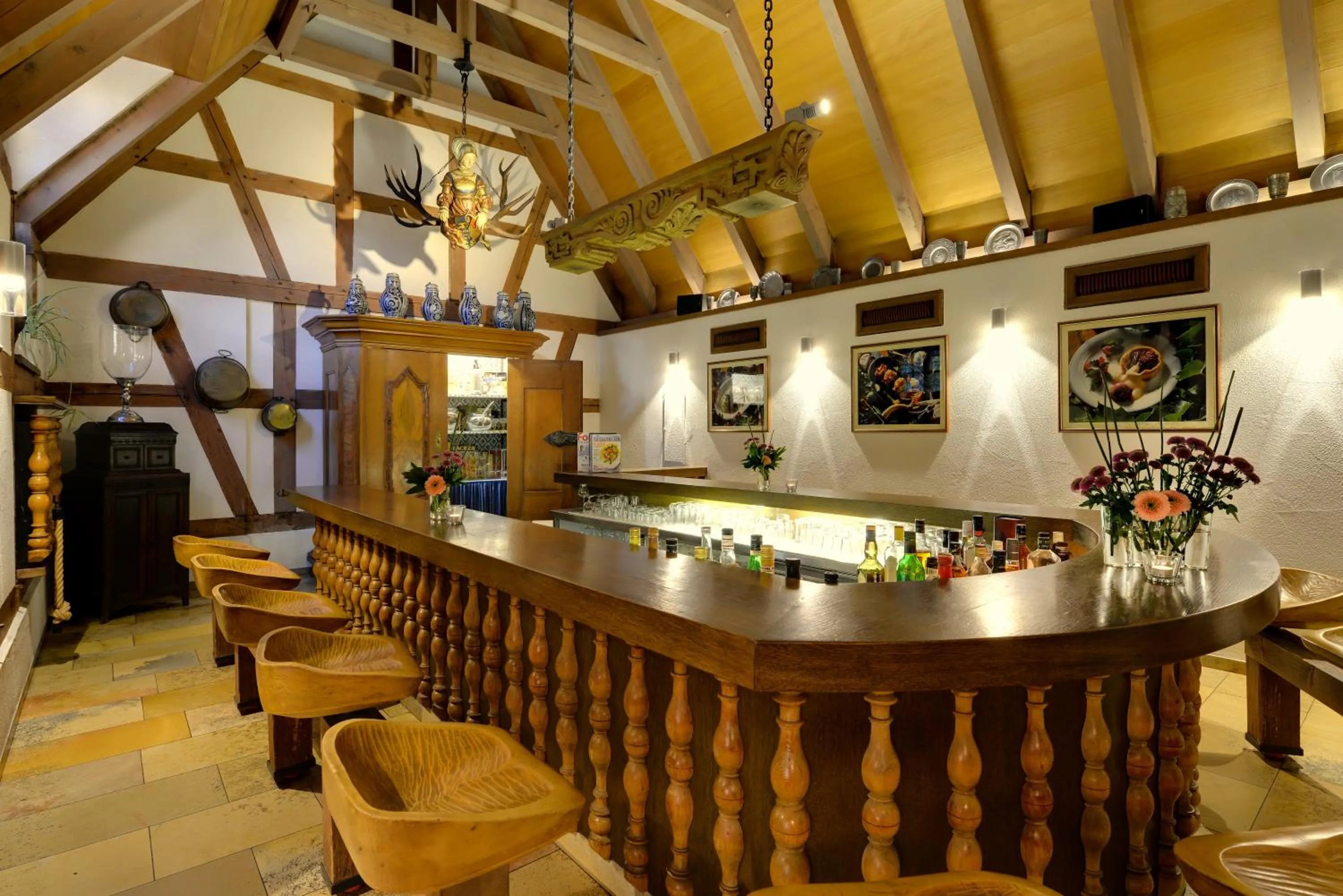 Lounge or bar in Hotel Gasthaus Rottner
