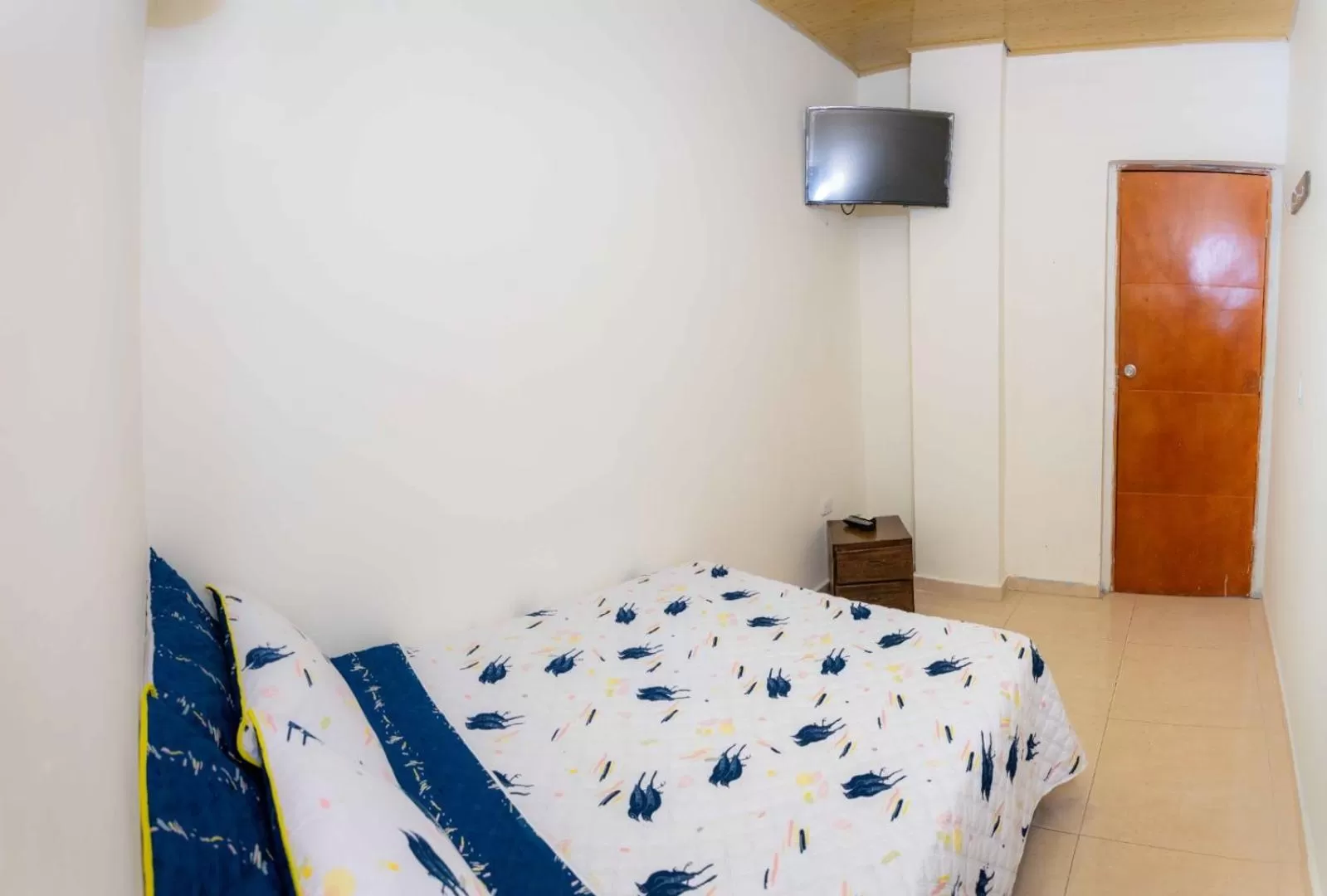 Bed in Hotel The Dolphin