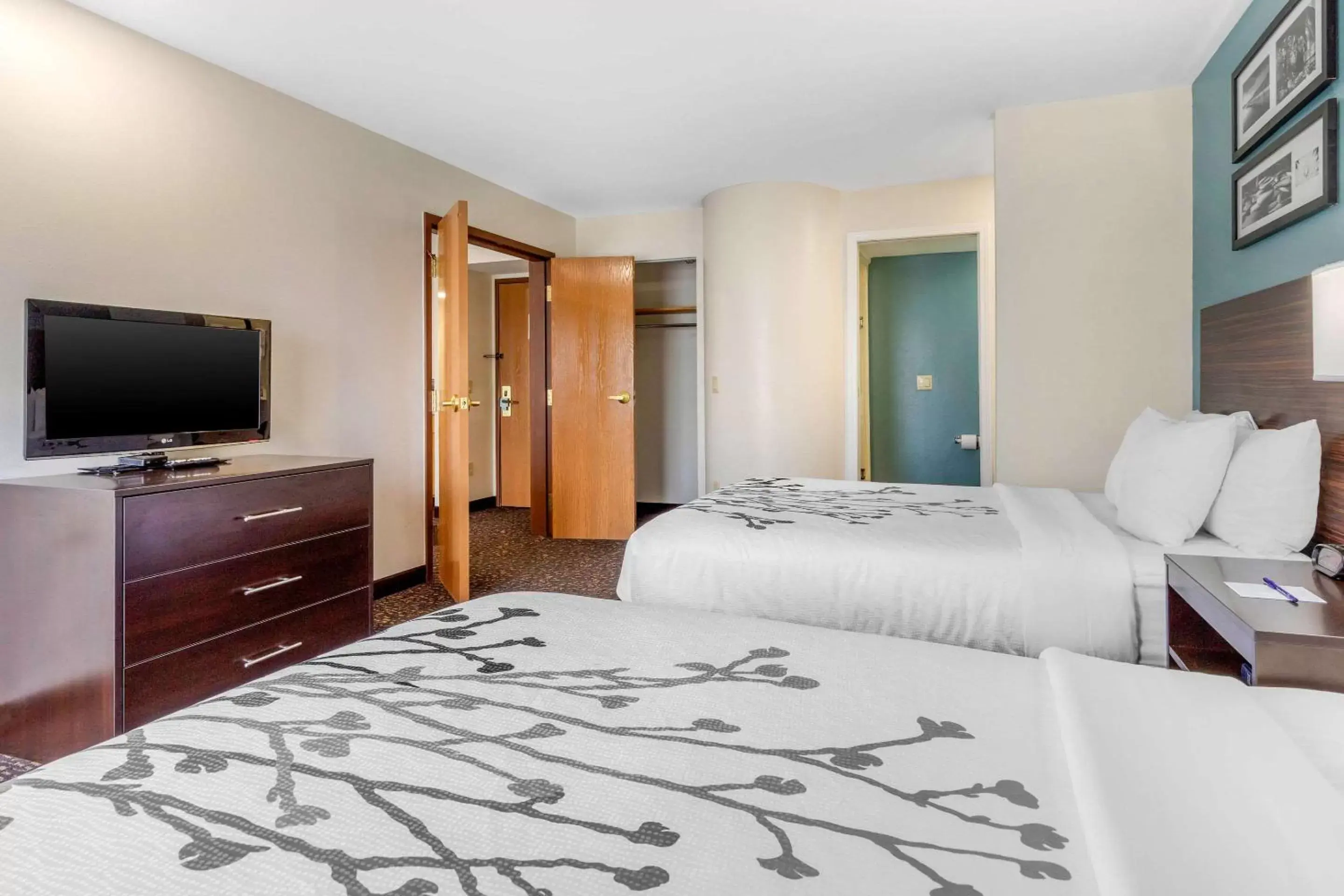 Bedroom, Bed in Sleep Inn & Suites Johnson City