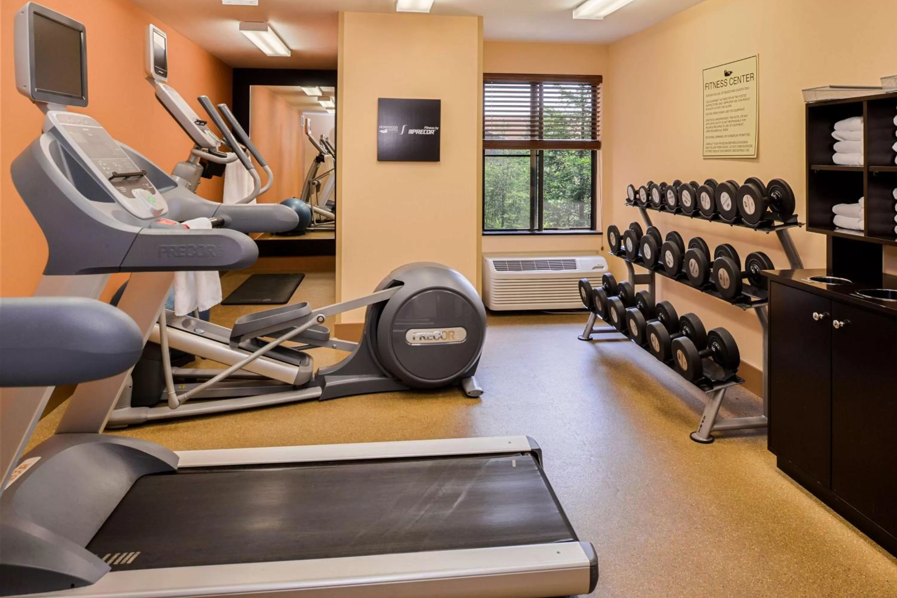 Fitness centre/facilities in Homewood Suites by Hilton Fresno
