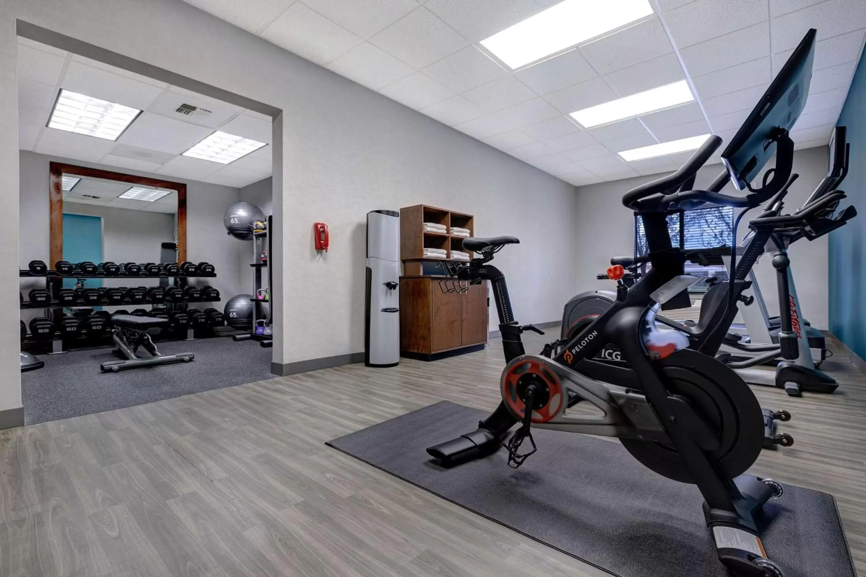 Fitness centre/facilities, Fitness Center/Facilities in Hampton Inn & Suites Tulare