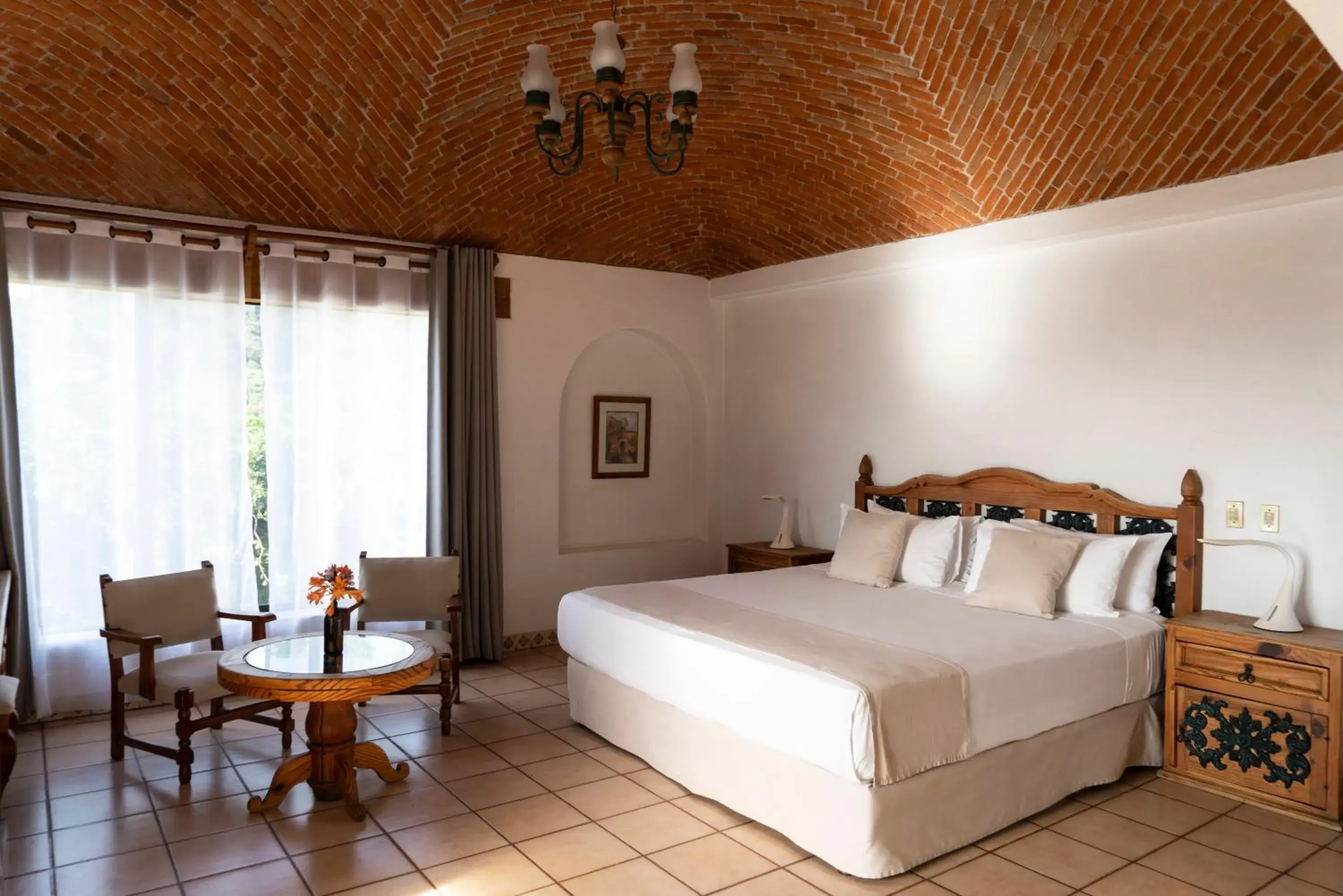 Bed in Posada del Tepozteco