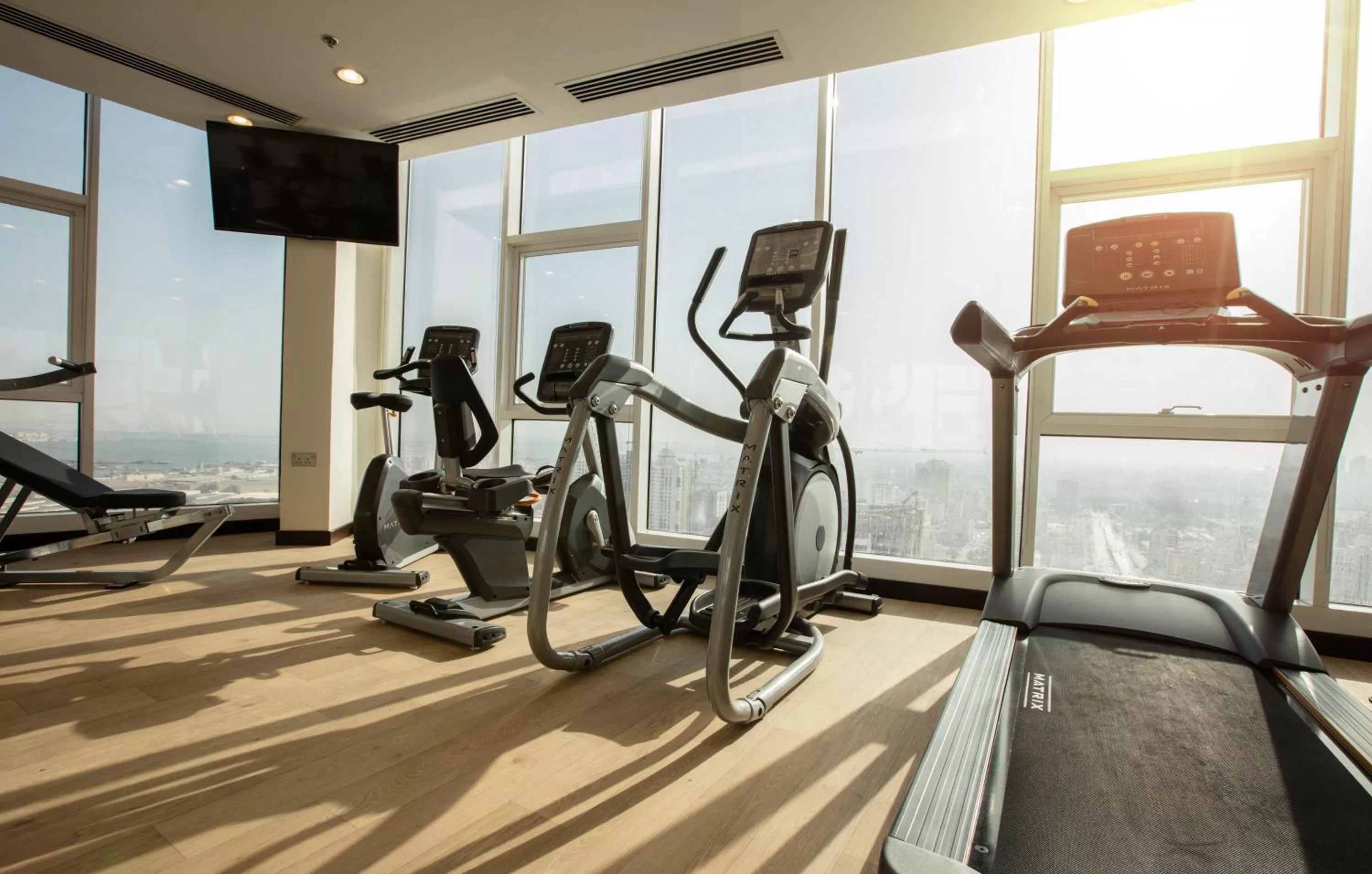 Fitness centre/facilities in Orange Suites Hotel