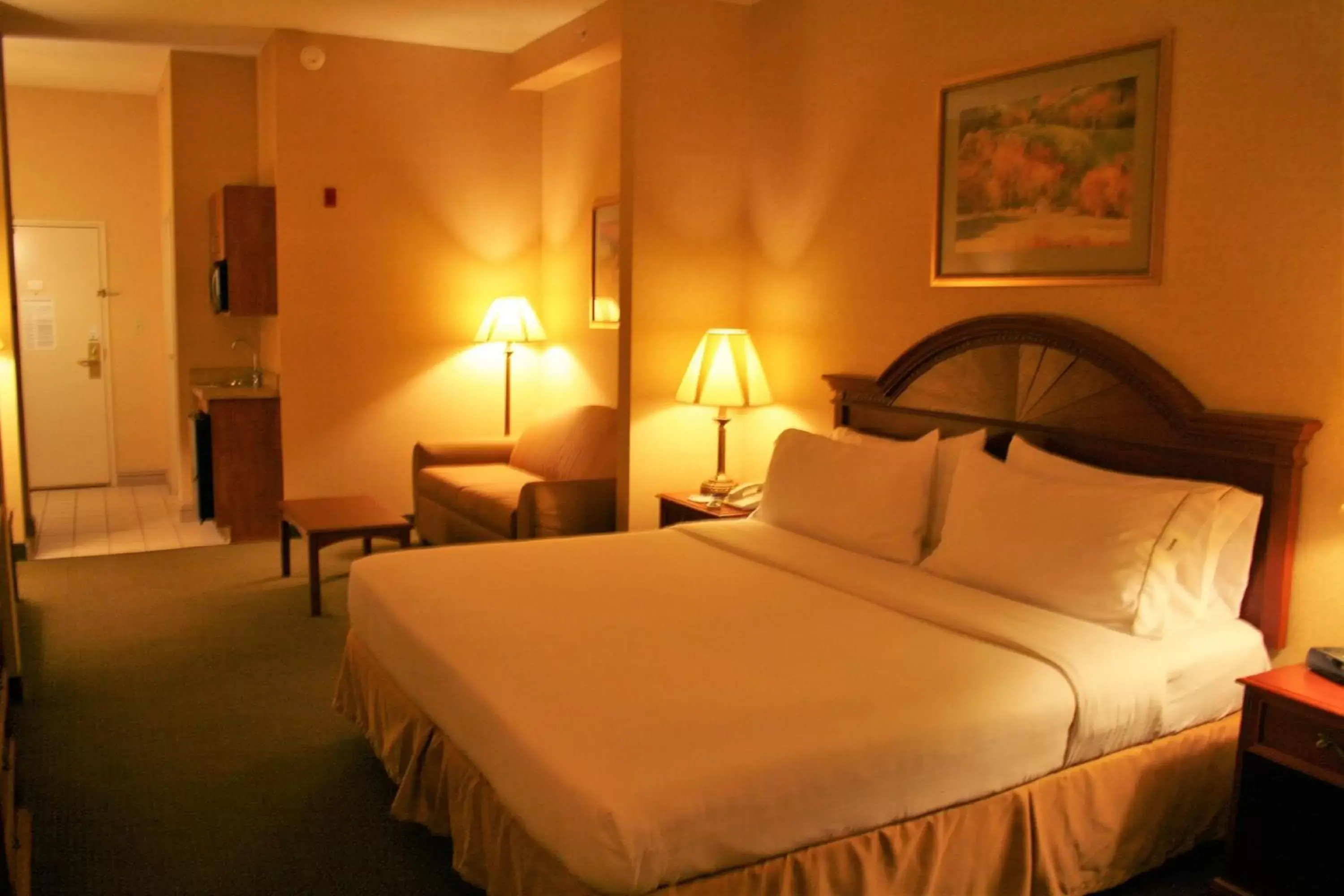 Photo of the whole room, Bed in Holiday Inn Express Hotel & Suites Drums-Hazelton, an IHG Hotel