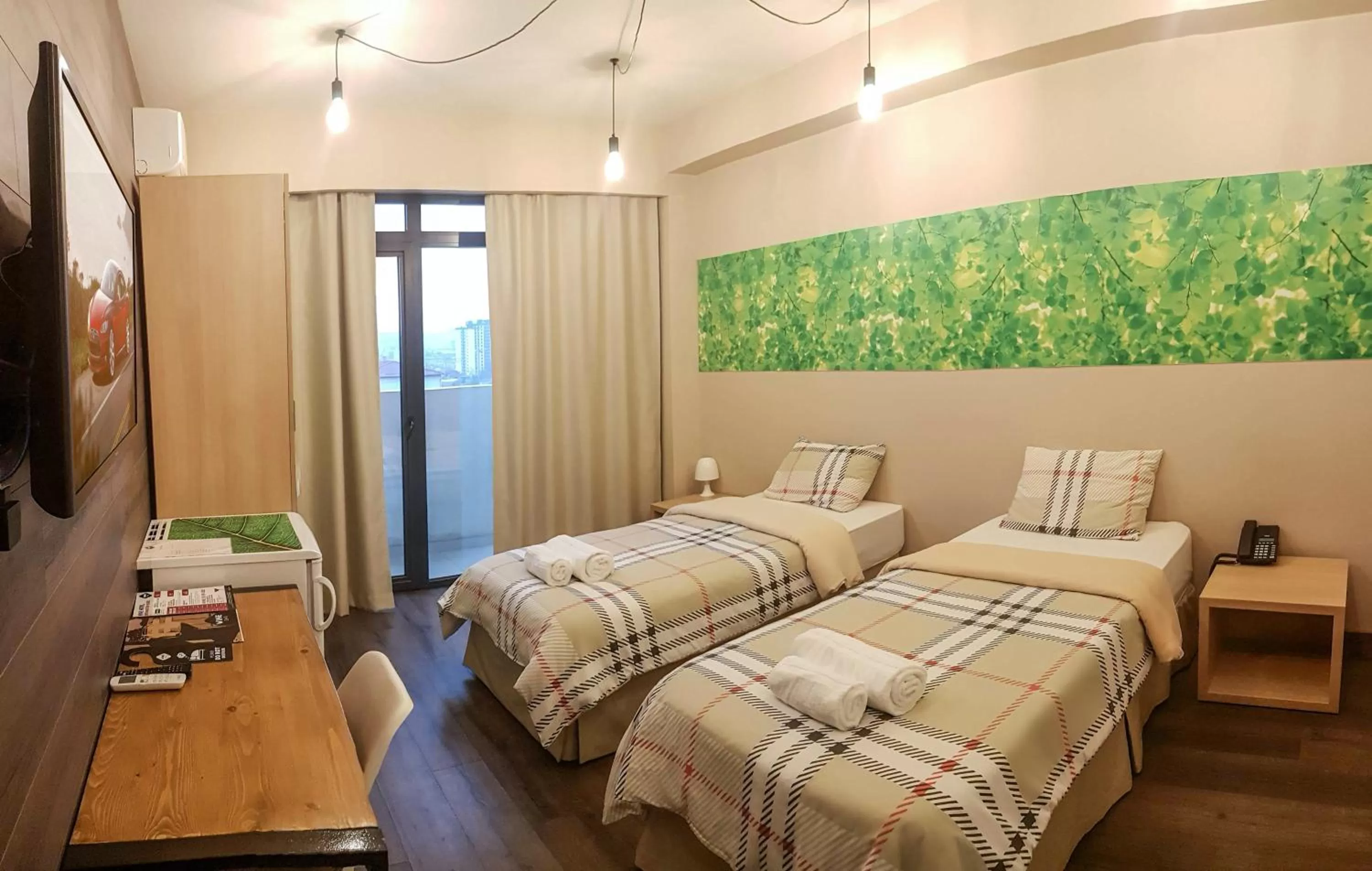 Bed in Wine Hotel Chisinau