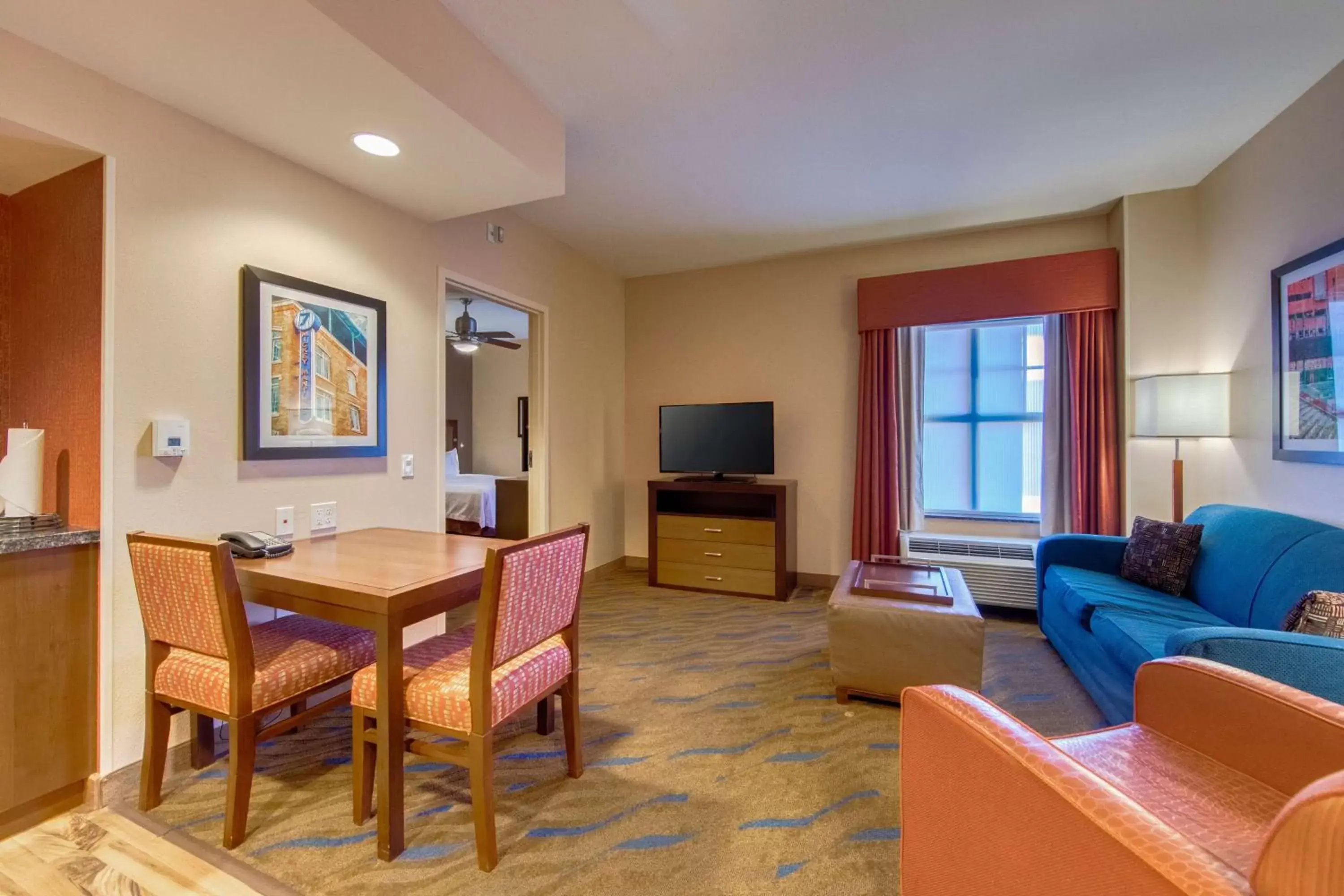 Living room in Homewood Suites by Hilton Oklahoma City-Bricktown