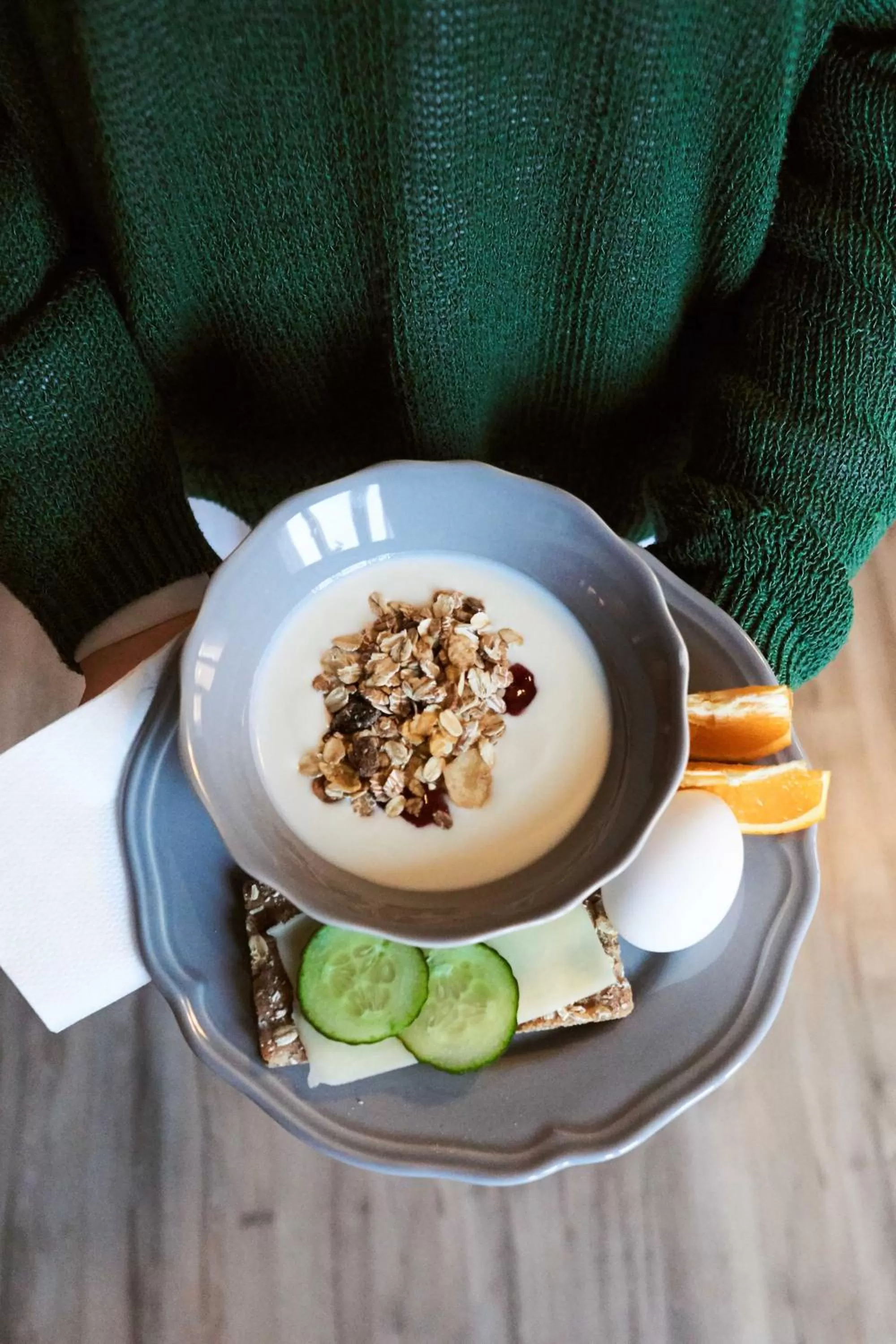 Continental breakfast in Pensionat Augustin