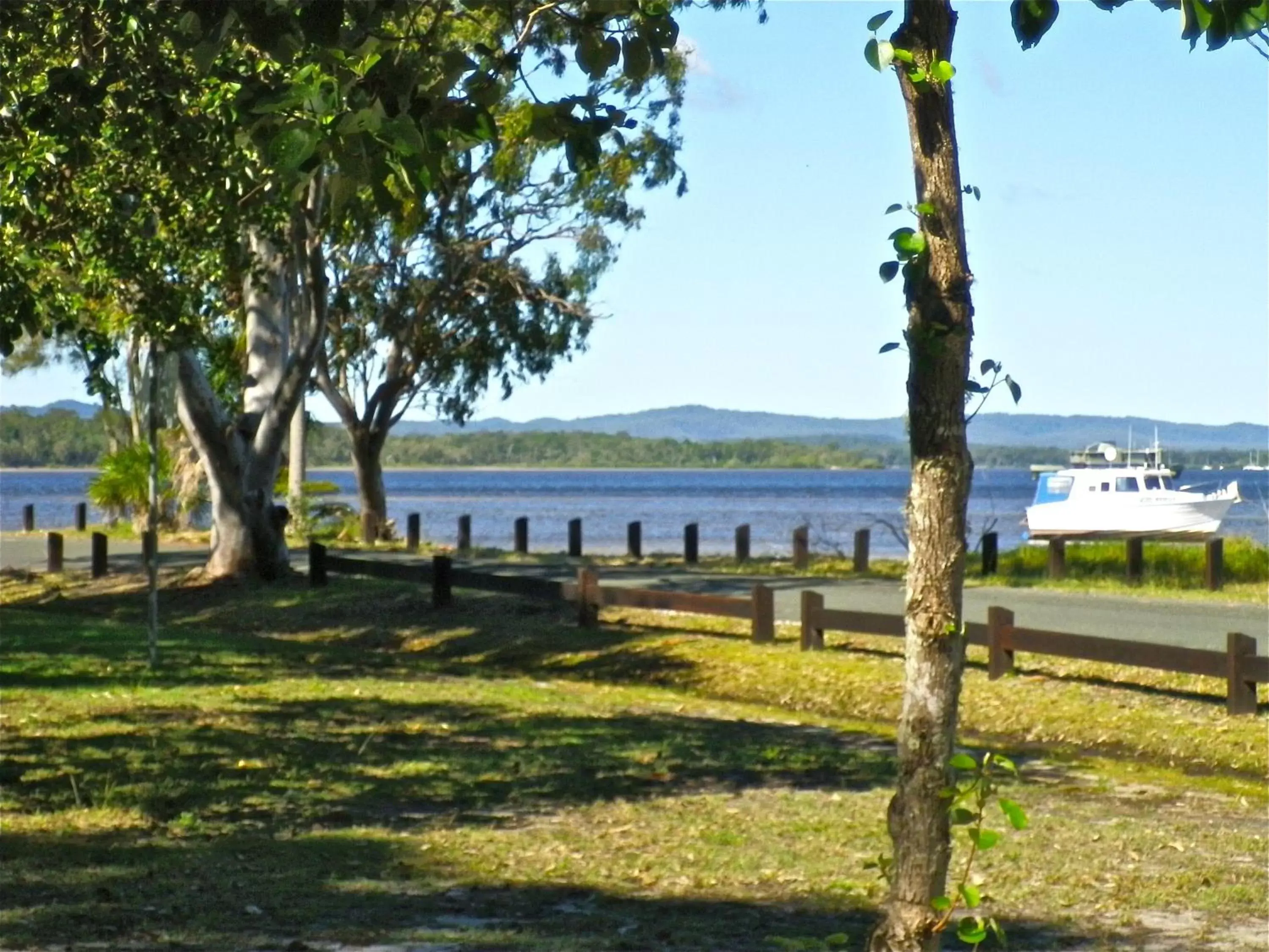 Natural landscape in Tin Can Bay's Sleepy Lagoon Motel