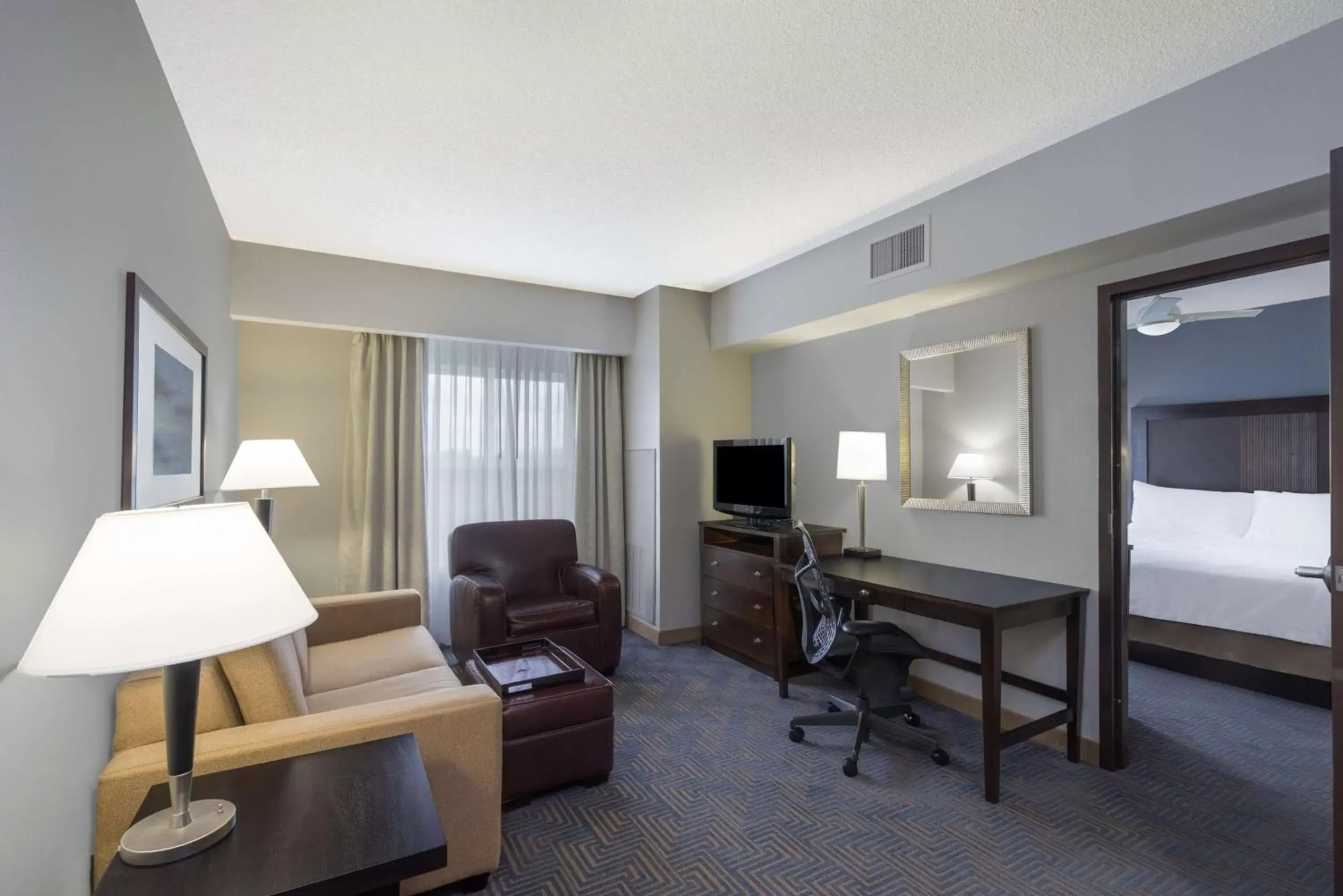 Living room, Seating Area in Homewood Suites by Hilton Louisville-East