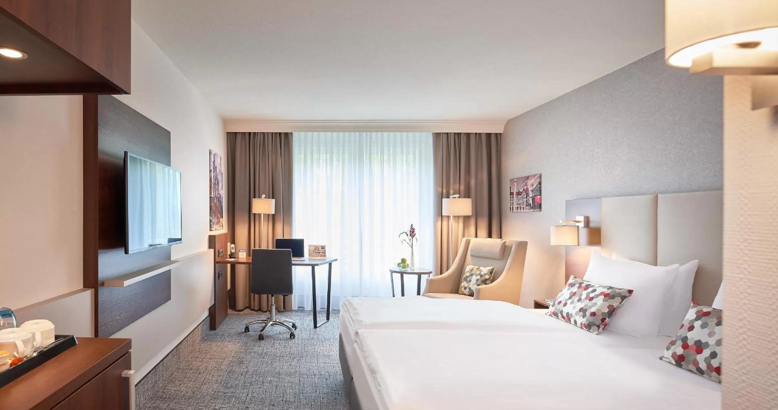 Bedroom, Bed in Dorint An den Westfalenhallen Dortmund