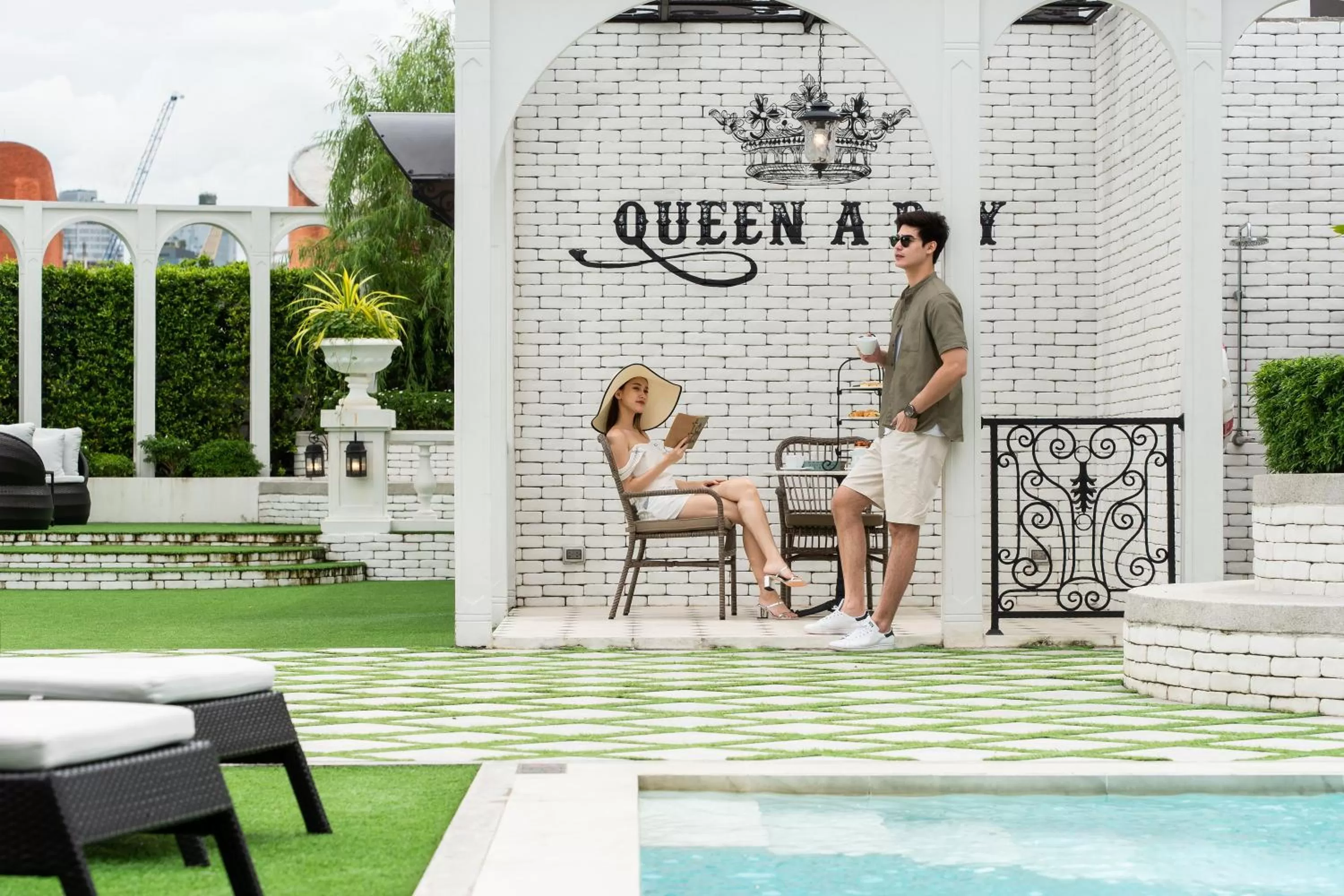 Garden in The Quartier Hotel Phromphong - Thonglor