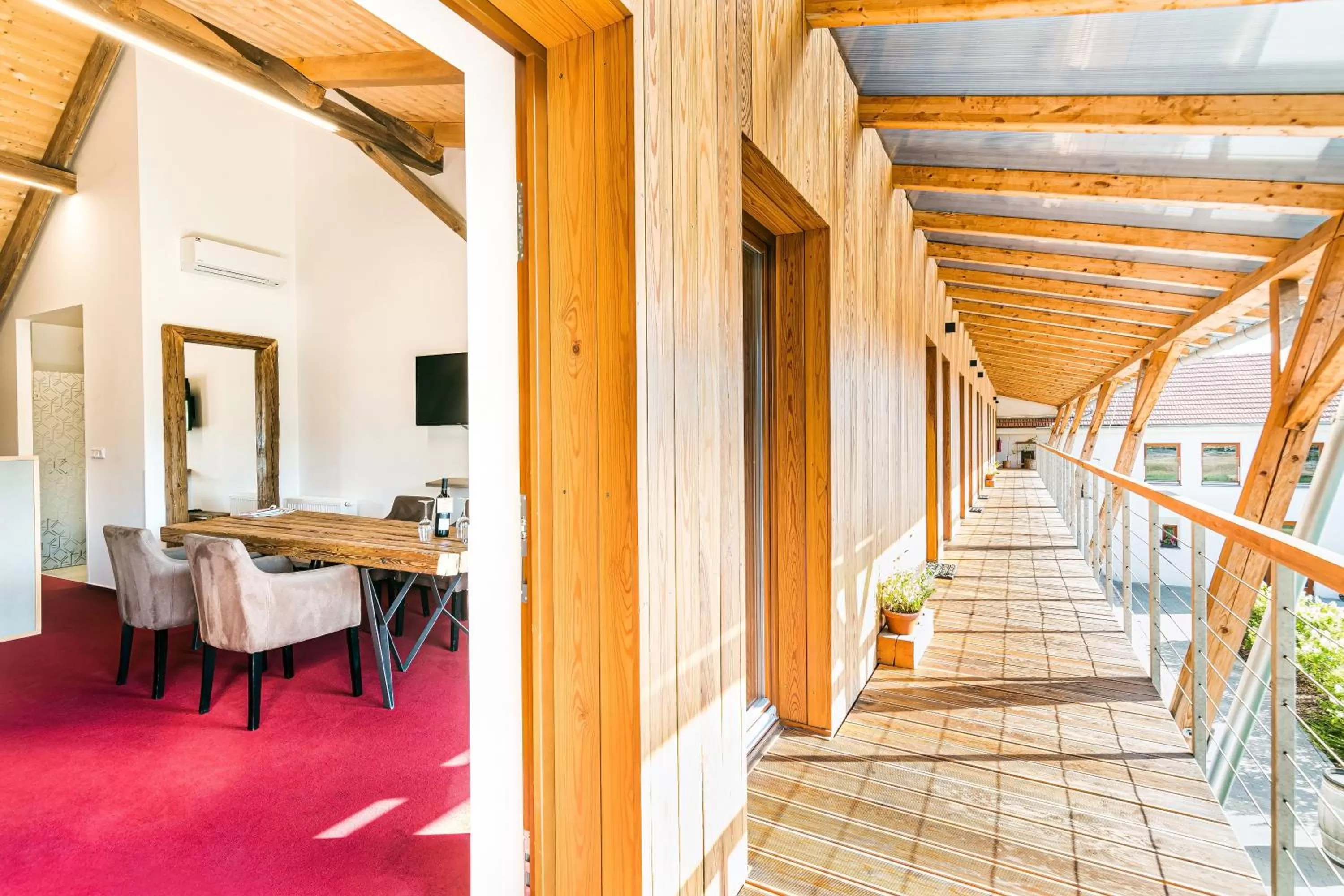 Dining area in Hotel Ryzlink