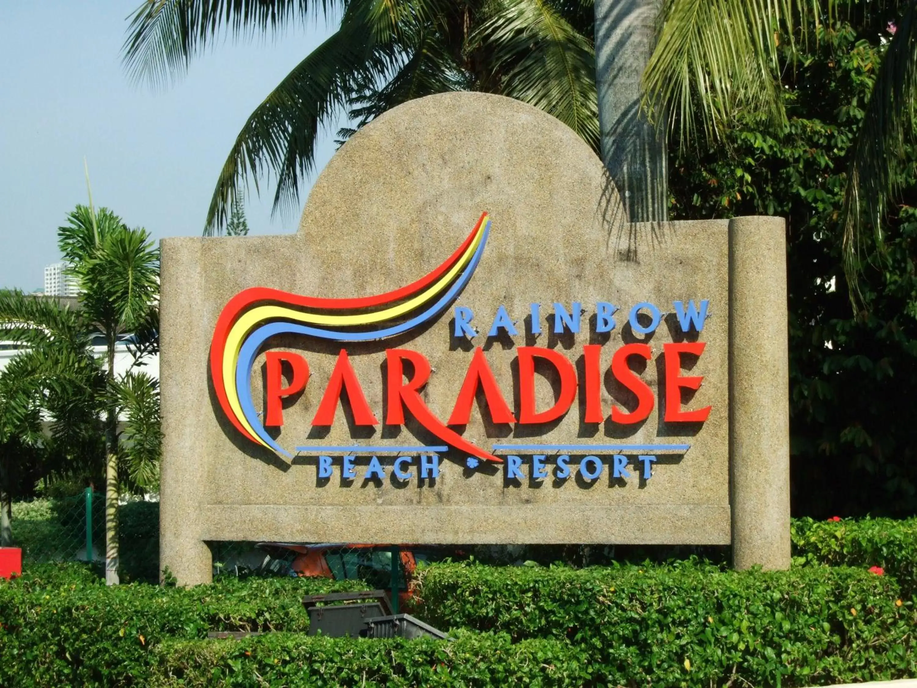 Facade/entrance, Property Logo/Sign in Rainbow Paradise Beach Resort